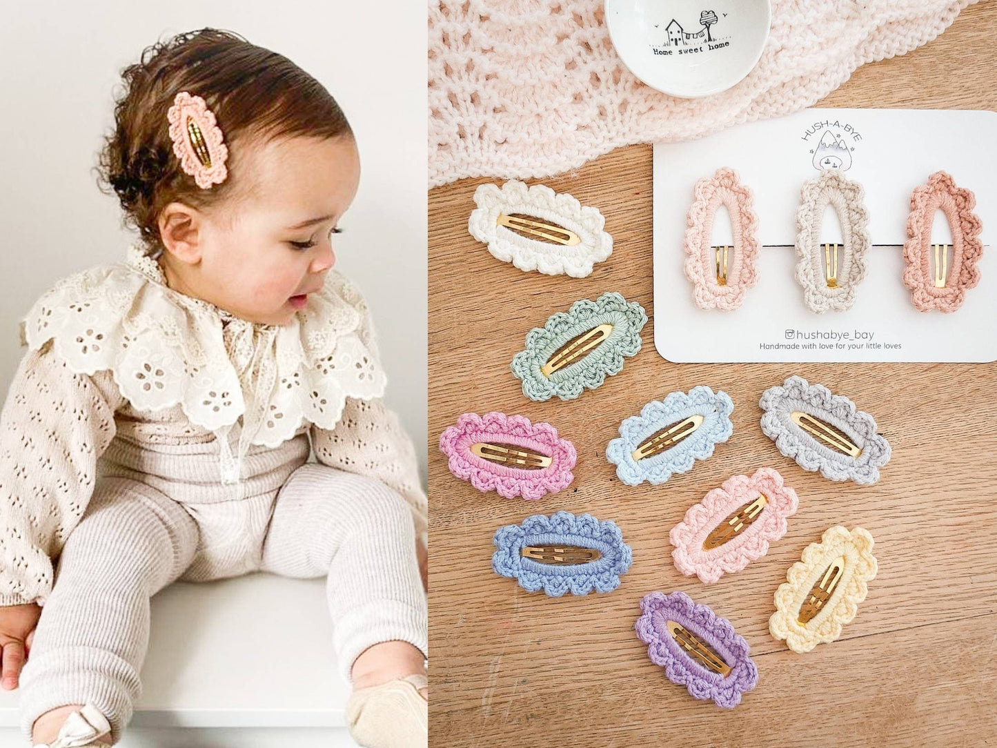 Knitted Snap Clips