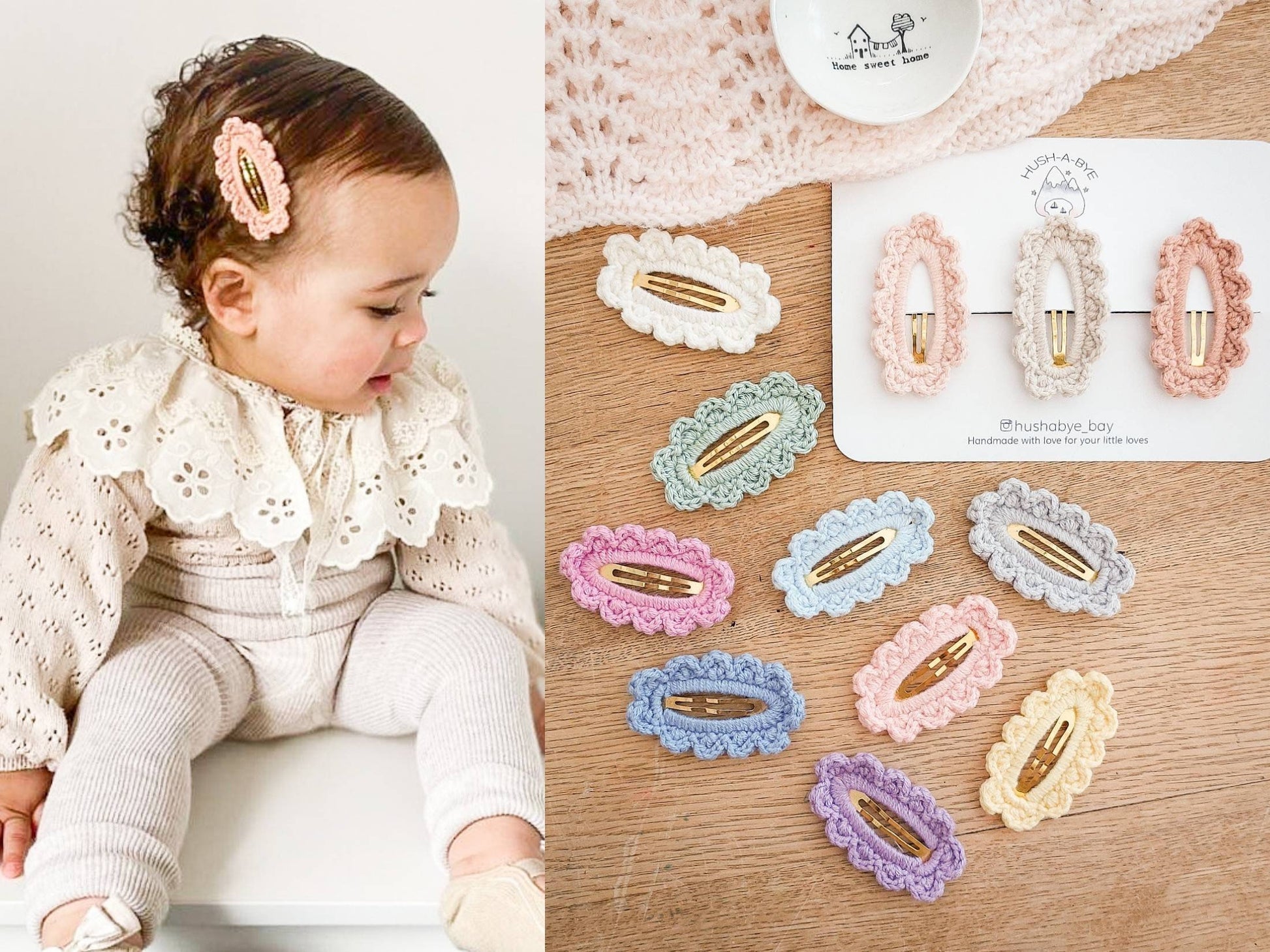 Knitted Snap Clips
