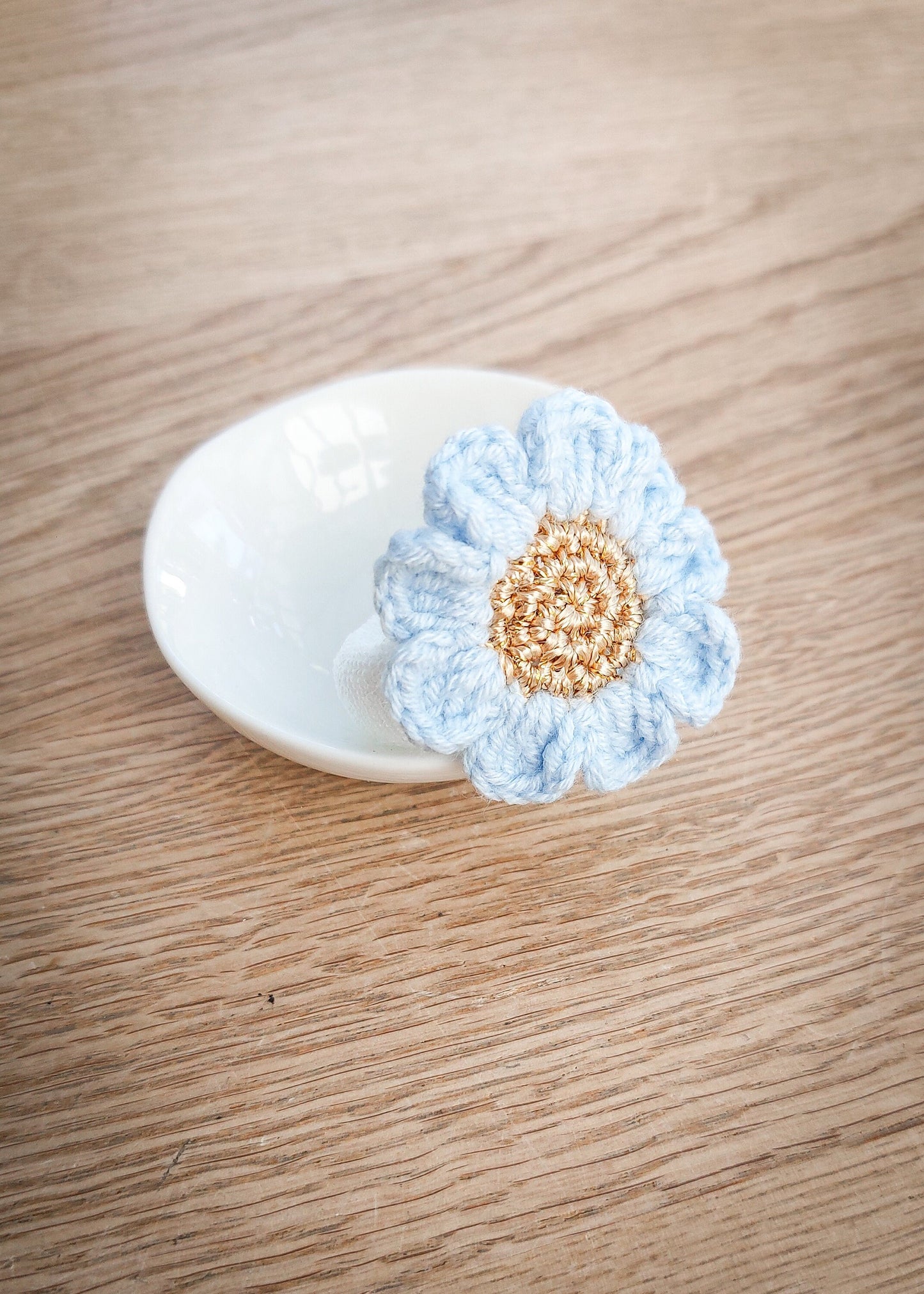 Flower Knitted Hair Ties