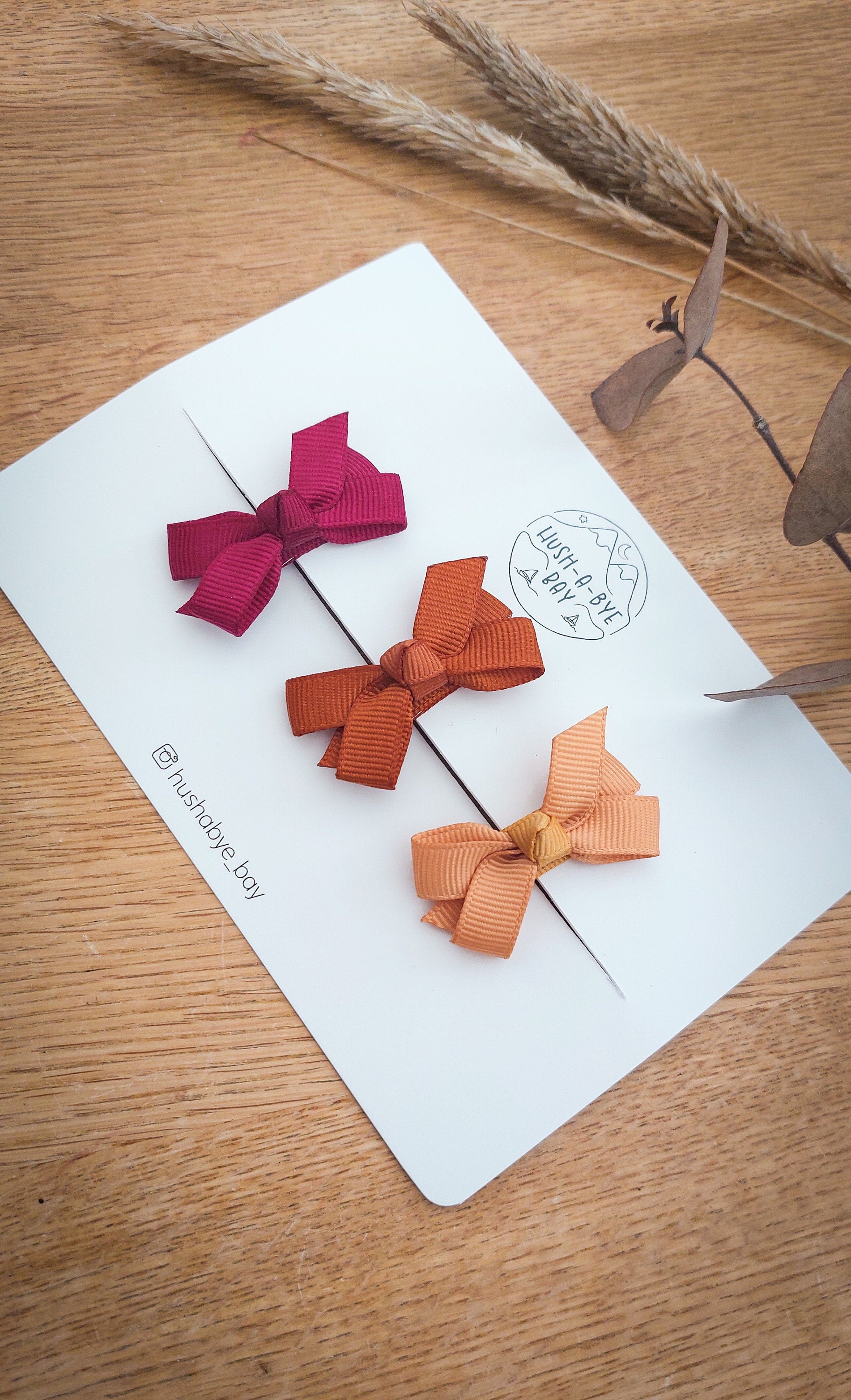 Baby Bows, Baby Hair Clips, Bow Snap Clips, Baby Fringe Clips, First Hair Bows, Toddler Hair Clips, Gentle Hair Clips, Mini Baby Bows - A/W