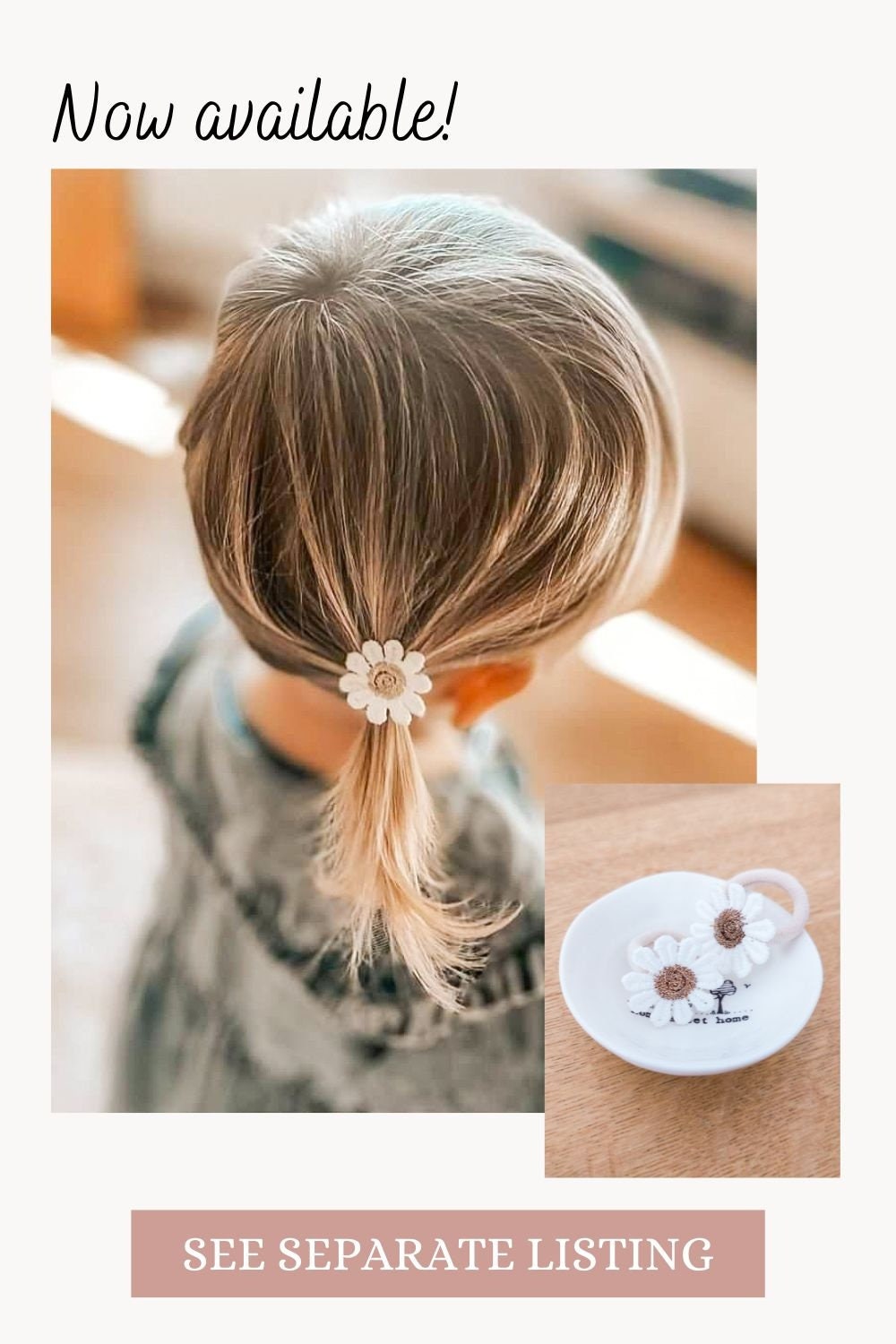 Pair of Baby Hair Ties, Toddler Hair Bands, Baby Hair Bands, Soft Hair Bobbles, Mini Hair Bands, Small Elastics, No Snag Bands