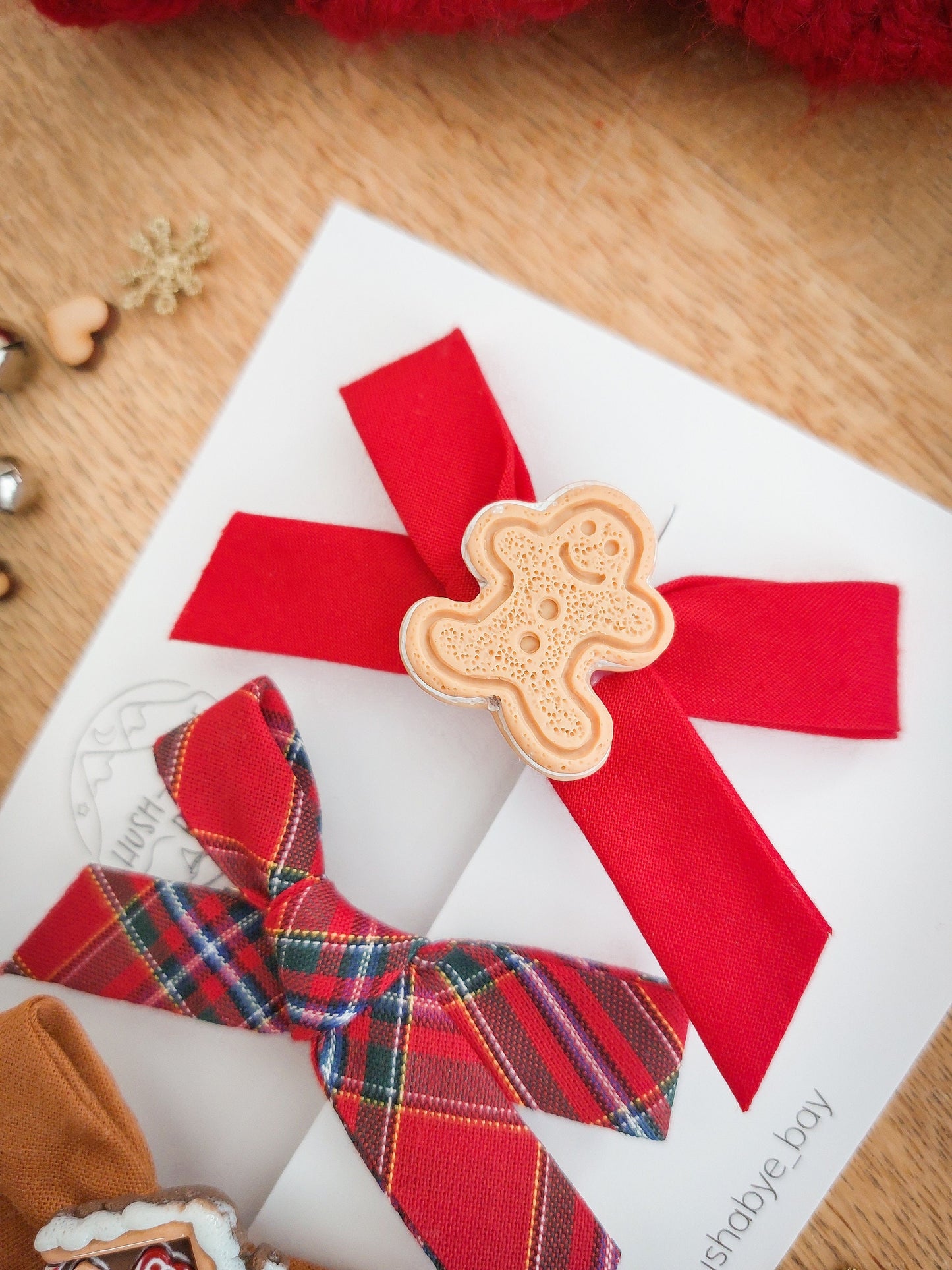 Christmas Hair Bows, Festive Hair Clips, Tartan Bow, Red Bows, Christmas Hair Accessories,Toddler Bows, Baby Hair Clip, Stocking Filler Gift