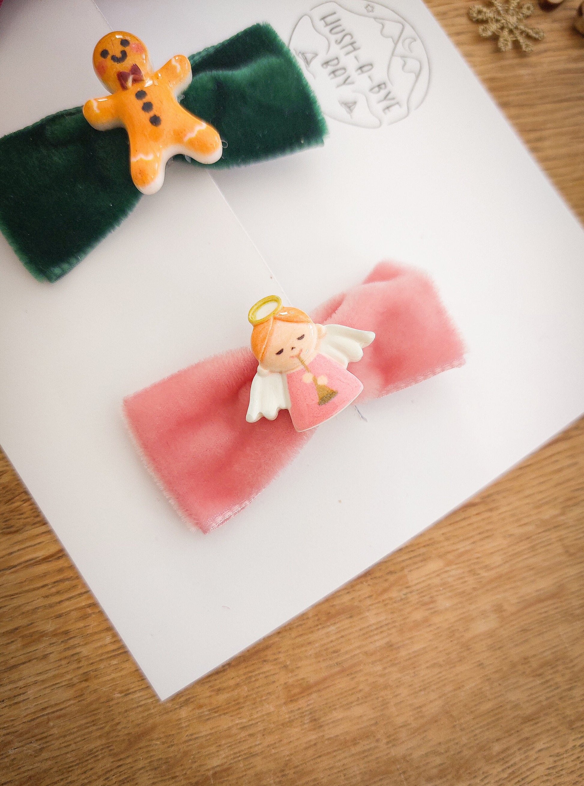 Christmas Hair Bows, Festive Hair Clips, Santa Bow, Red Bows, Christmas Hair Accessories, Toddler Bows, Baby Hair Clip, Stocking Filler Gift