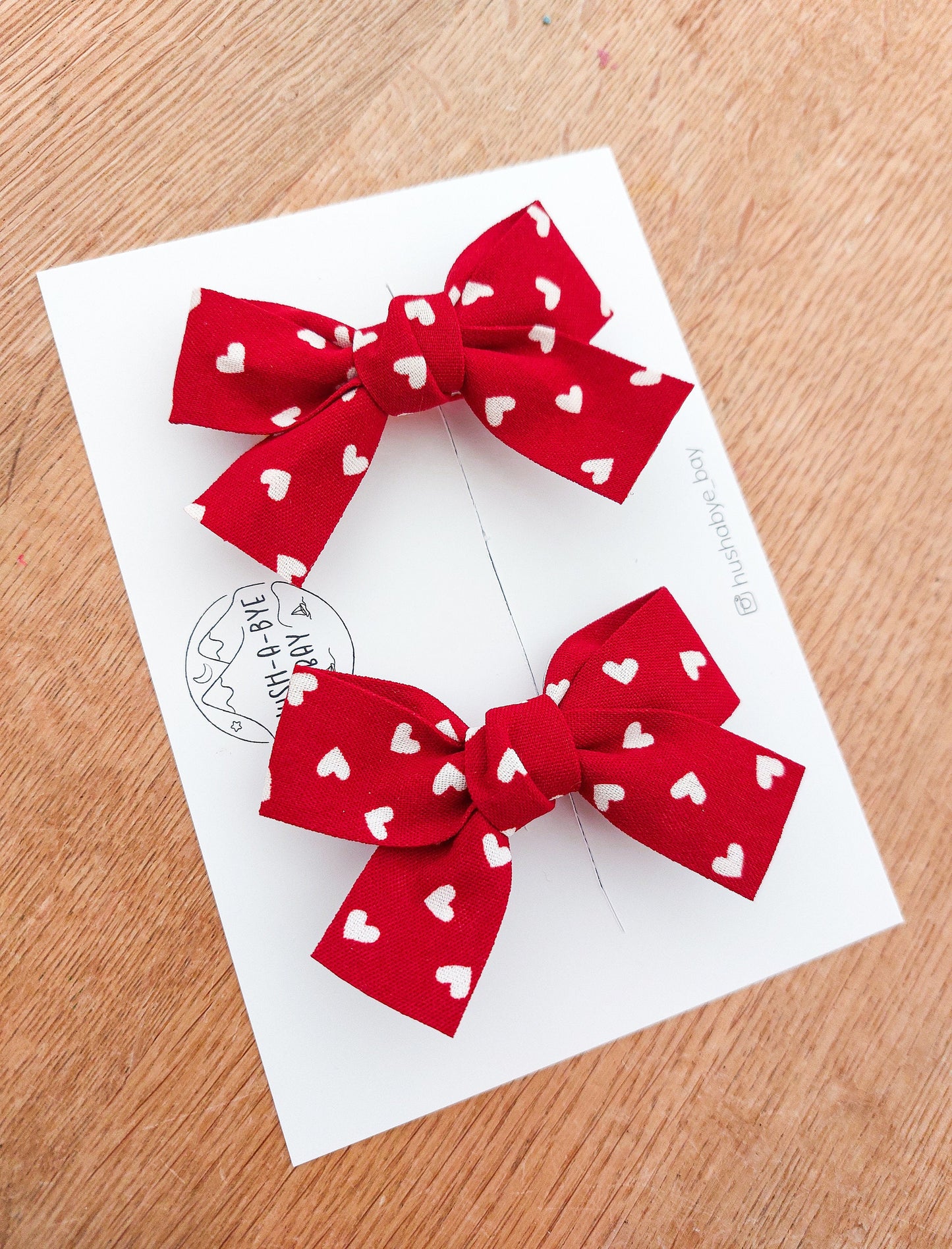 Valentines Bow, Valentines Hair Clip, Valentines gift for girls, Red Heart Hair Bow, Red Bow, Toddler Hair Clips, Baby Hair Clips, Baby Bow