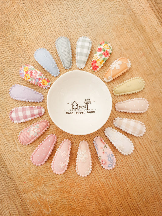 Baby Mini Snap Clips - 3cm, Toddler Snap Clips, Baby Fringe Clips, First Hair Clips, Toddler Hair Clips, Baby Hair Clips, Tiny Snap Clips