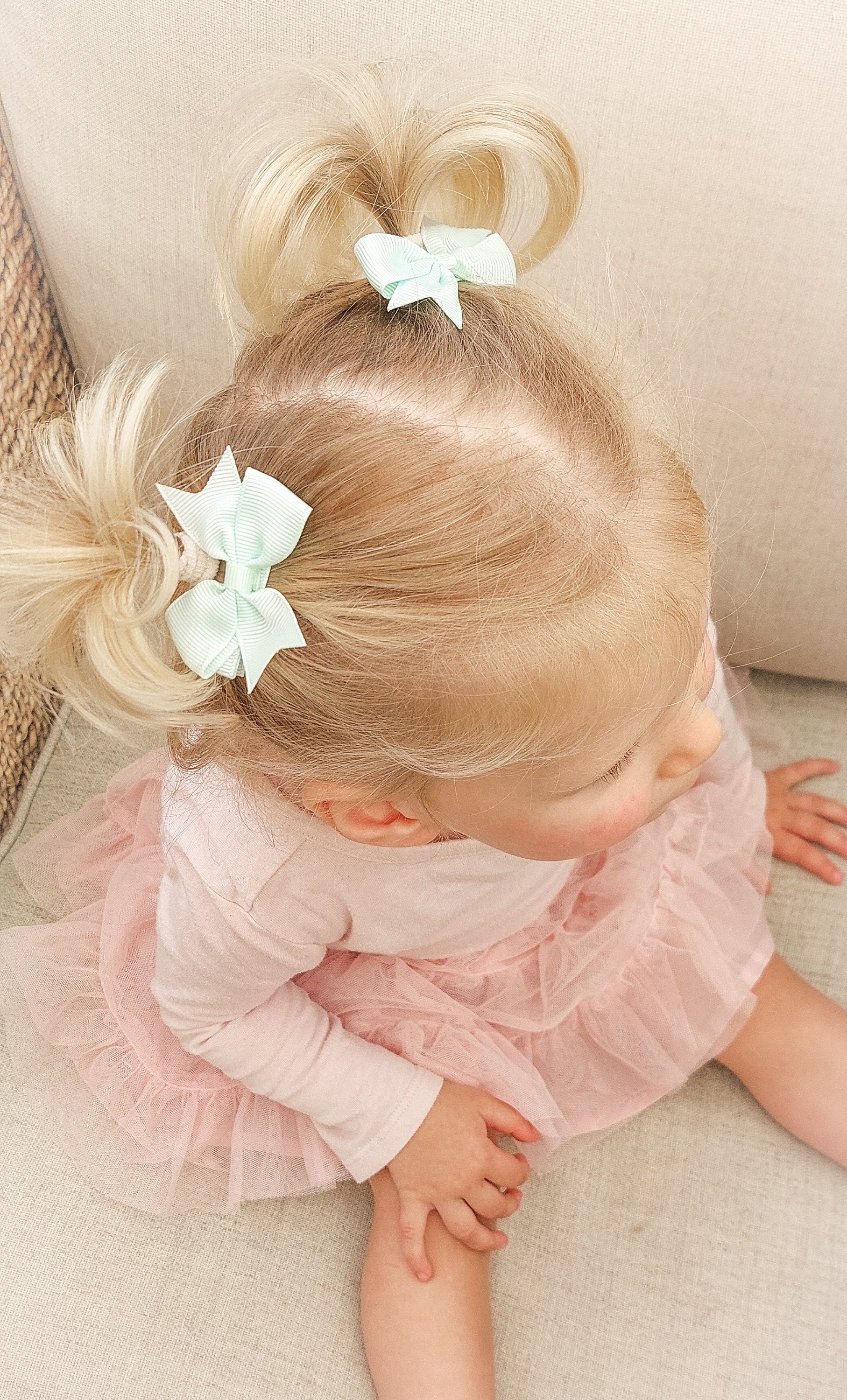 Baby Bows, Baby Hair Clips, Girls Bows, Lined Hair Clips, Baby Fringe Clips, First Hair Bows, Toddler Hair Clips, Gentle Hair Clips