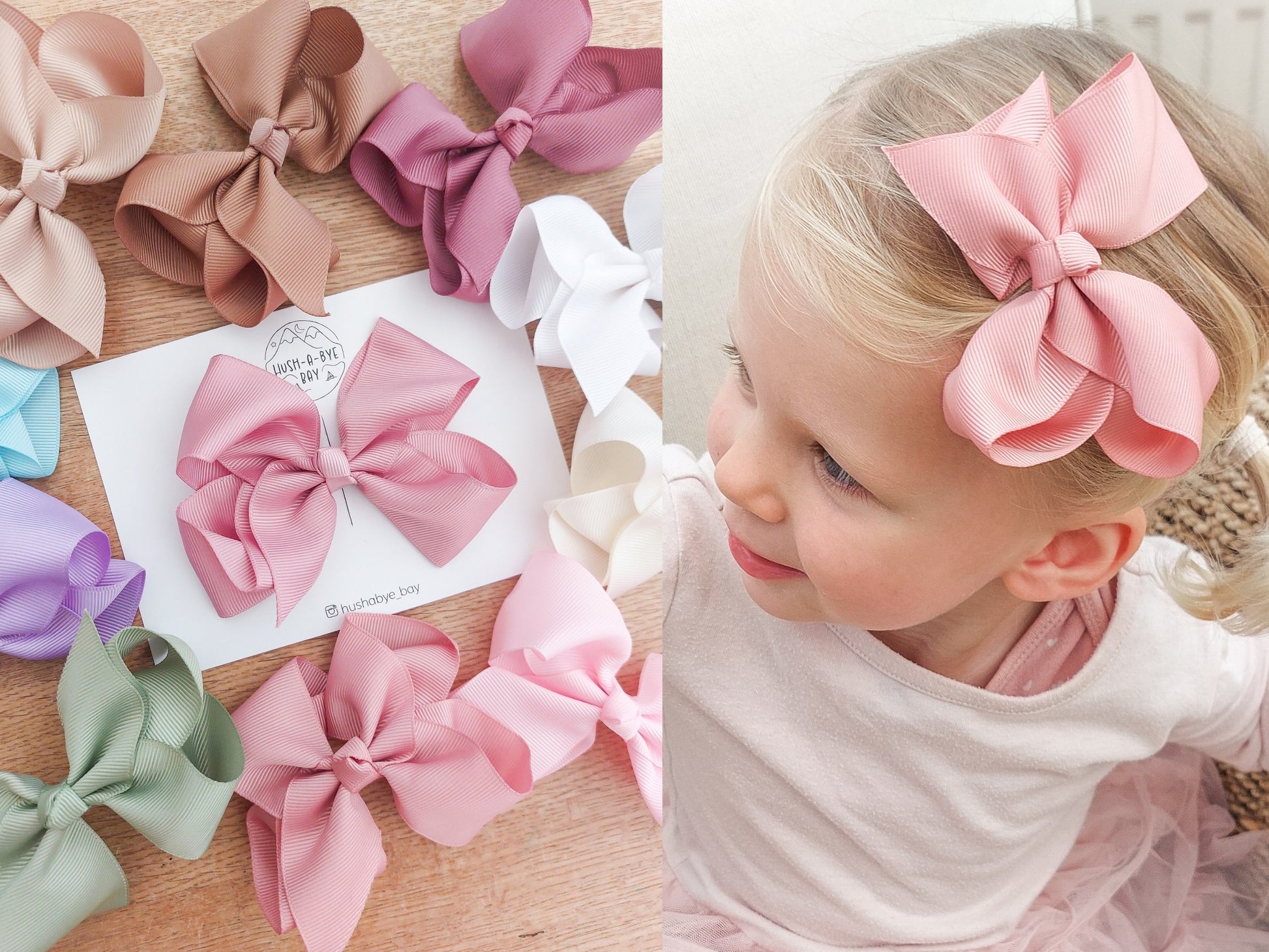 Girls Bows 4.5", Girls Hair Clips, Girls Big Bows, Large Bows, Occassion Bows, Toddler Bows, Pink Bows, Girls Hair Accessories, Wide Bows