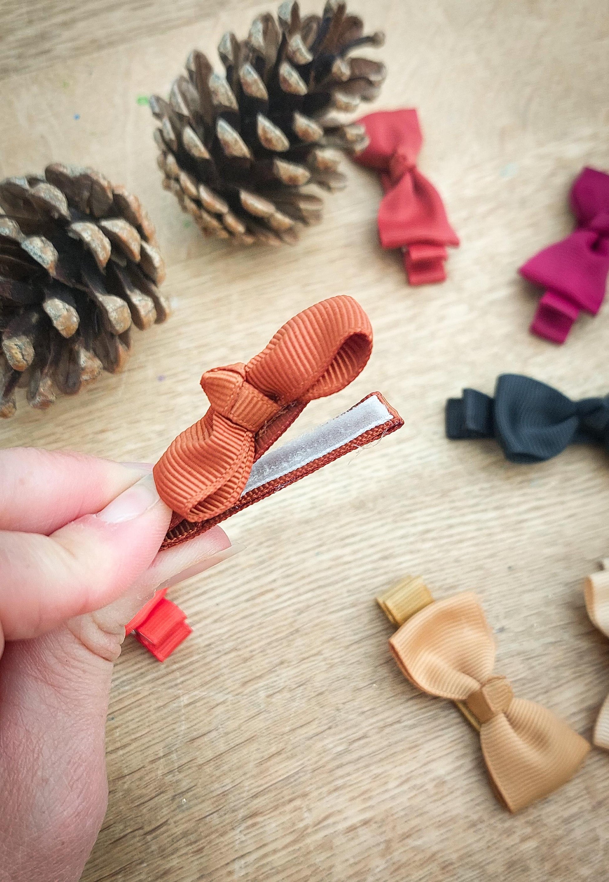 Autumn Baby Bows, Baby Hair Clips, Fall Girls Bows, Halloween Bows, Fringe Clips, Toddler Hair Clips, Gentle Hair Clips, Fully Lined Bows