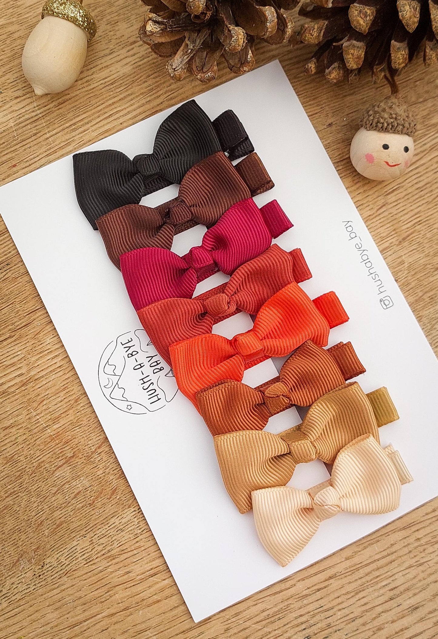 Autumn Baby Bows, Baby Hair Clips, Fall Girls Bows, Halloween Bows, Fringe Clips, Toddler Hair Clips, Gentle Hair Clips, Fully Lined Bows