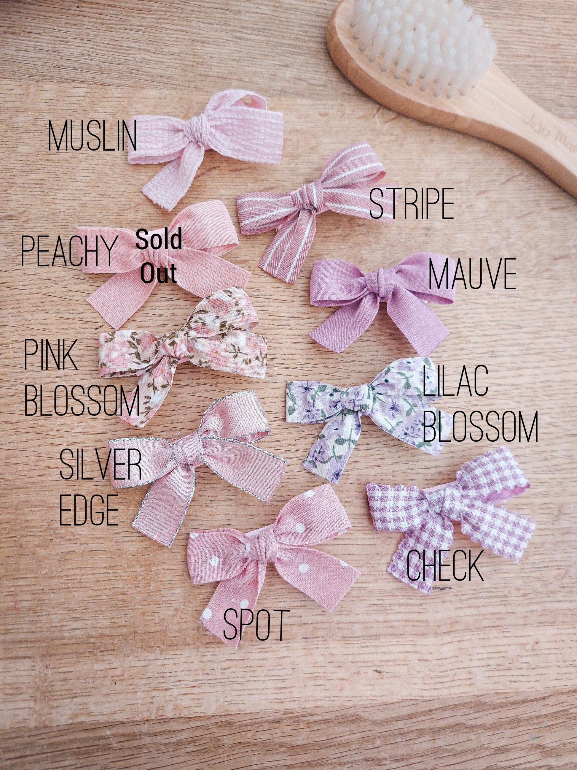 Baby Bows, Baby Hair Clips, Fully Lined Bows, Pink Bows, Toddler Bows, Toddler Hair Clips, Gentle Hair Clips, Fully Lined Clips, Small Bows