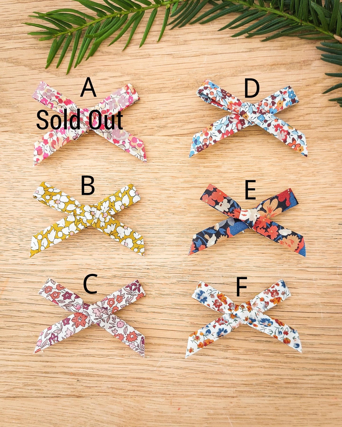 Liberty Petite Bows - Autumn