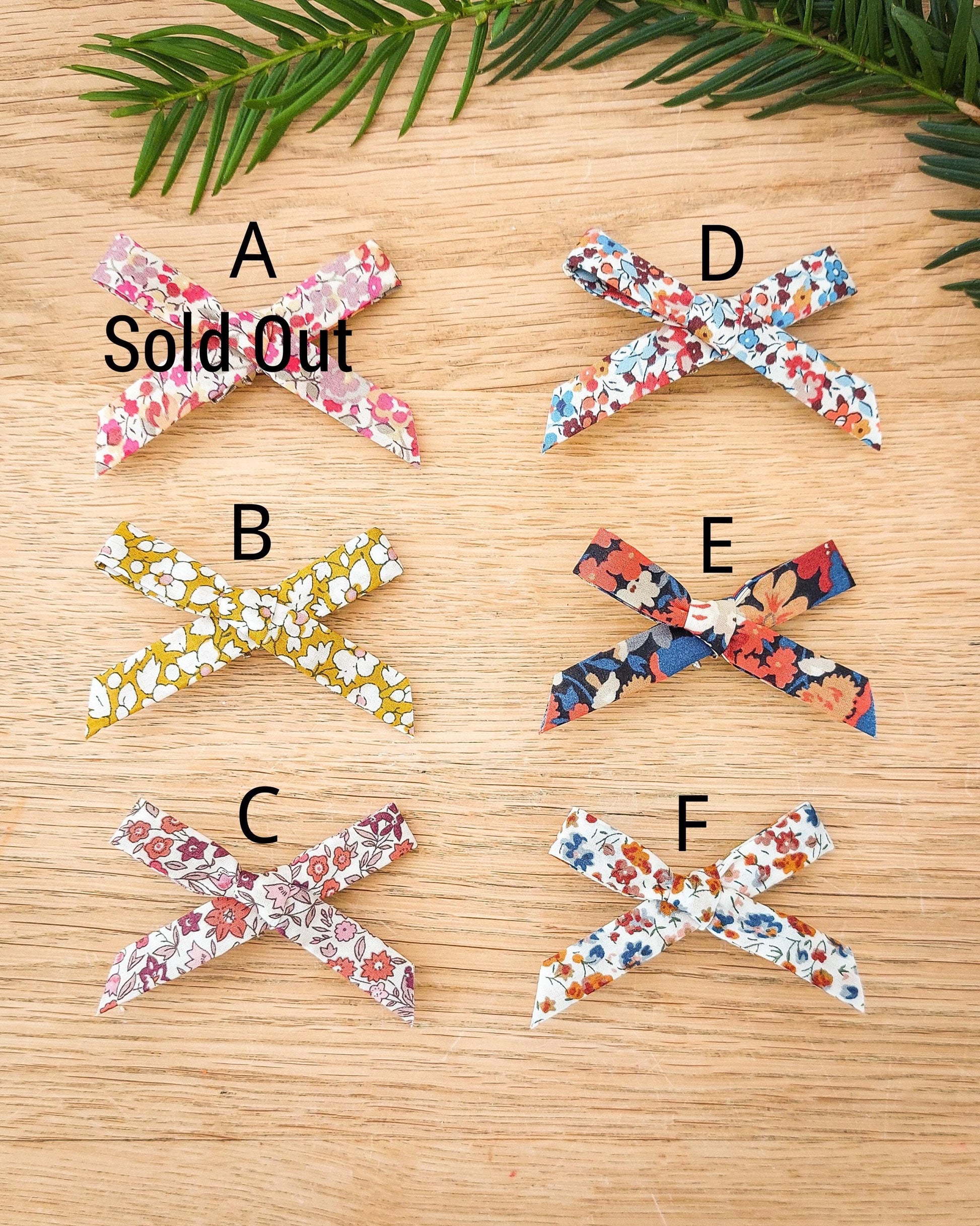 Liberty Petite Bows - Autumn