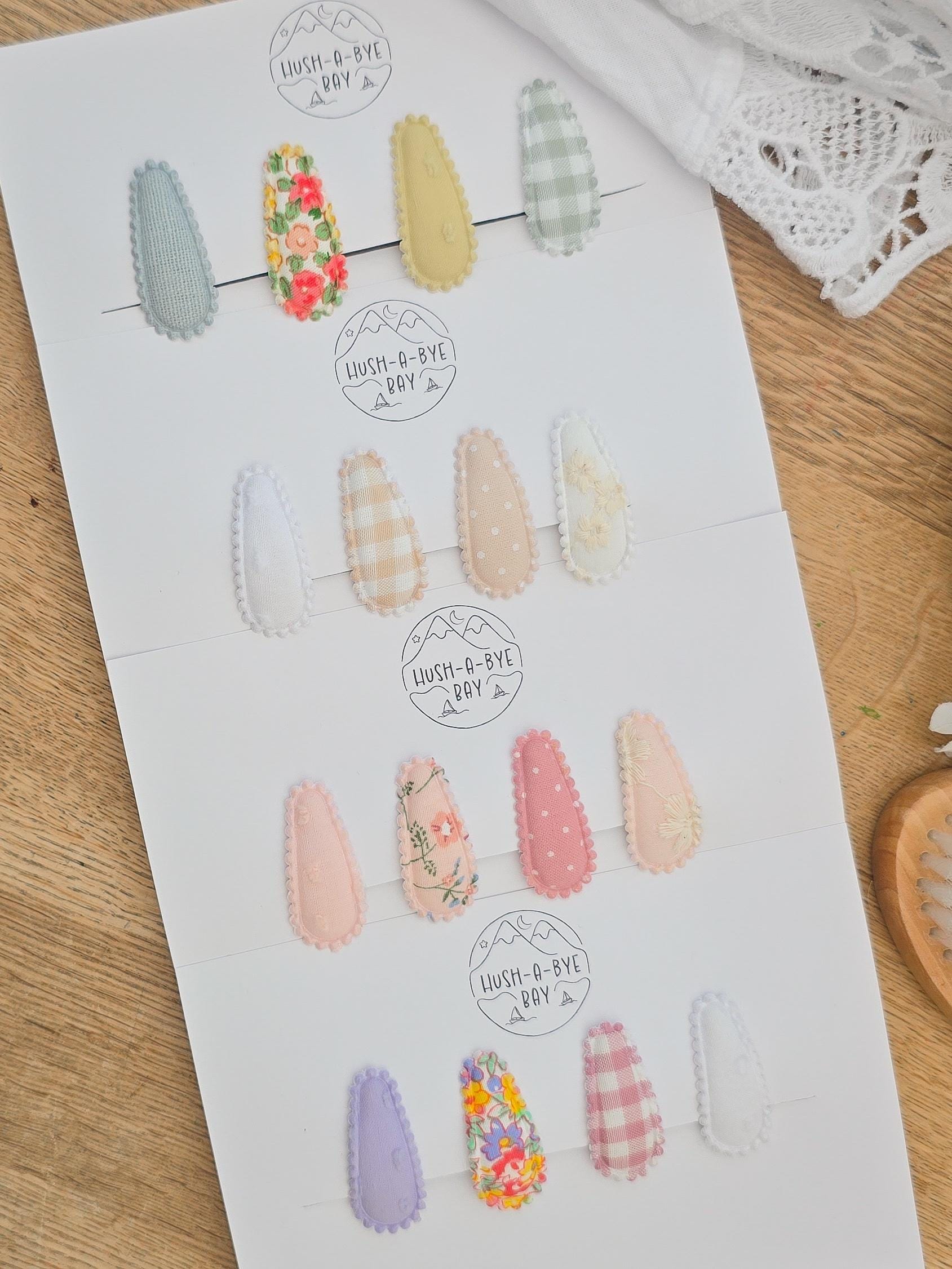 Baby Mini Snap Clips Set, Toddler Snap Clips, Baby Fringe Clips, First Hair Clips, Toddler Hair Clips, Baby Hair Clips, Tiny Snap Clips