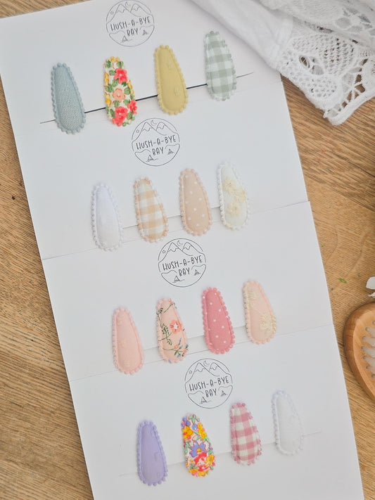 Baby Mini Snap Clips Set, Toddler Snap Clips, Baby Fringe Clips, First Hair Clips, Toddler Hair Clips, Baby Hair Clips, Tiny Snap Clips