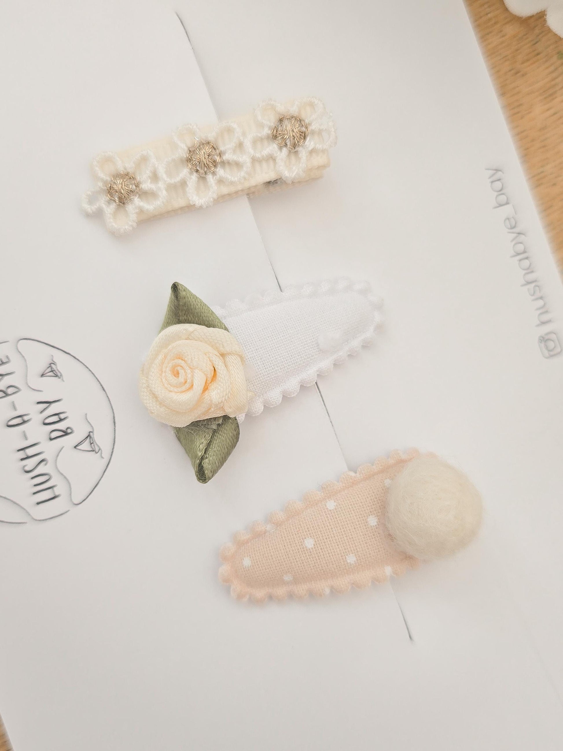 Tiny Baby Hair Clips, Baby Hair Clips, Mini Baby Fringe Clips, Tiny Hair Clips, Toddler Clips, Gentle Clips, Mini Snap Clips, Pom Pom Clips