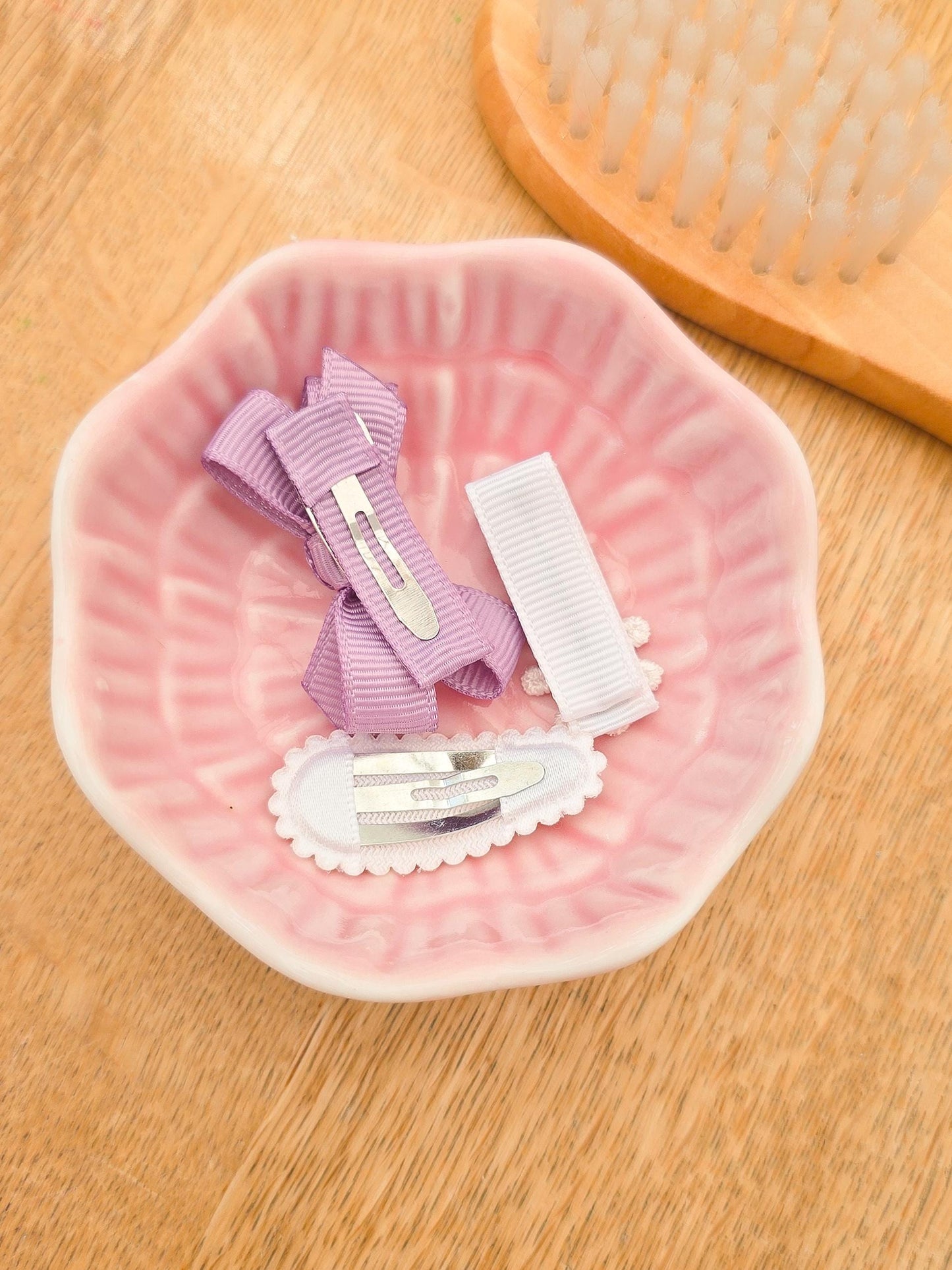 Baby First Hair Clips, Baby Hair Clips, Pigtail Clips, Baby Fringe Clips, Tiny Hair Clips, Toddler Clips, Gentle Clips, Hair Clip Set
