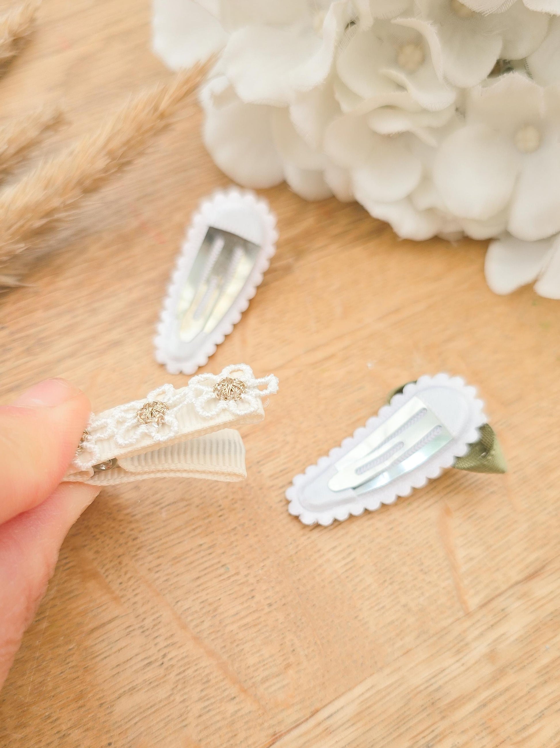 Tiny Baby Hair Clips, Baby Hair Clips, Mini Baby Fringe Clips, Tiny Hair Clips, Toddler Clips, Gentle Clips, Mini Snap Clips, Pom Pom Clips