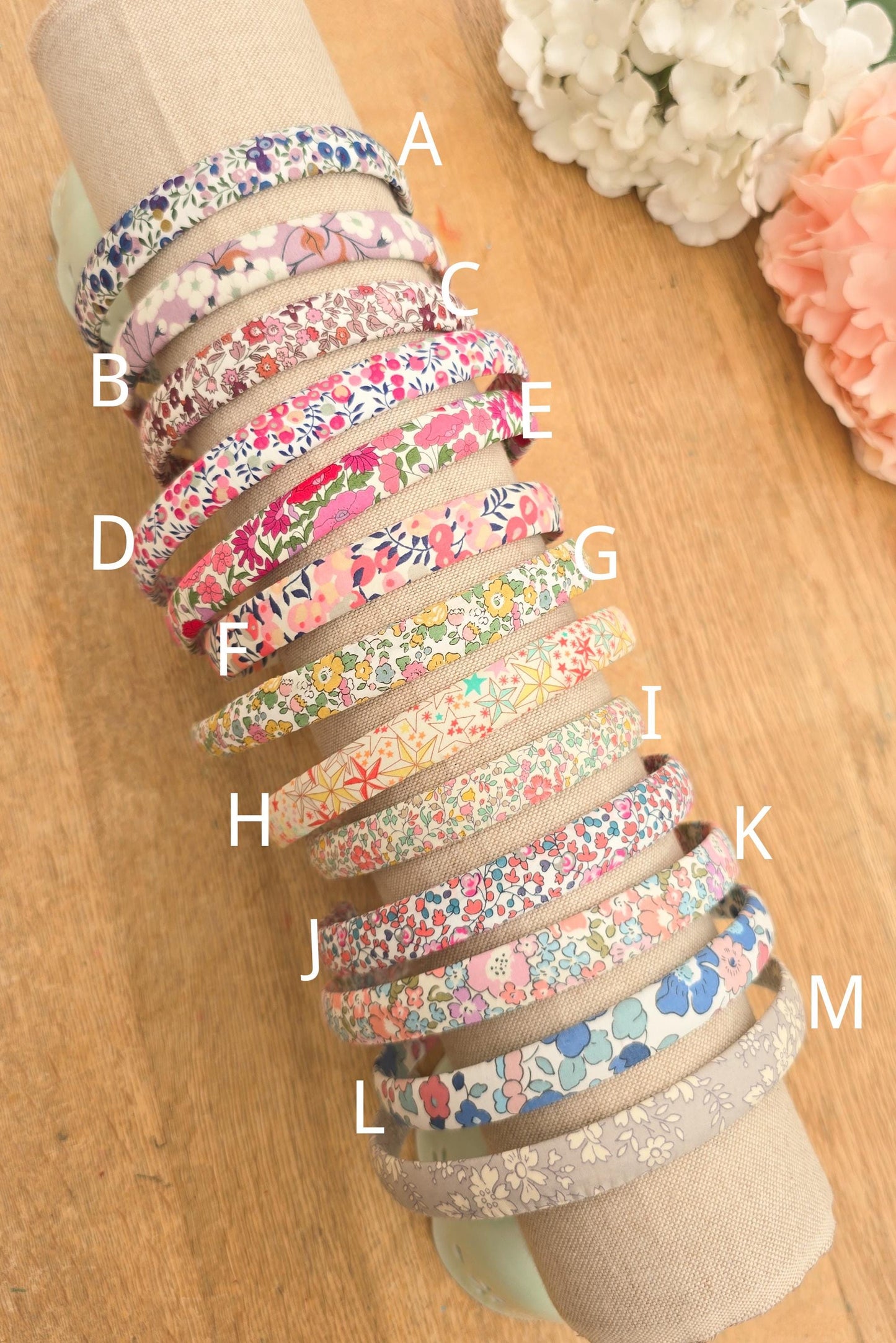 Liberty Alice Bands, Liberty Hairbands, Girls Hairbands, Floral Alice Bands, Pink Hairbands, Flower Alice Bands, Girls Hairbands - 1.5cm