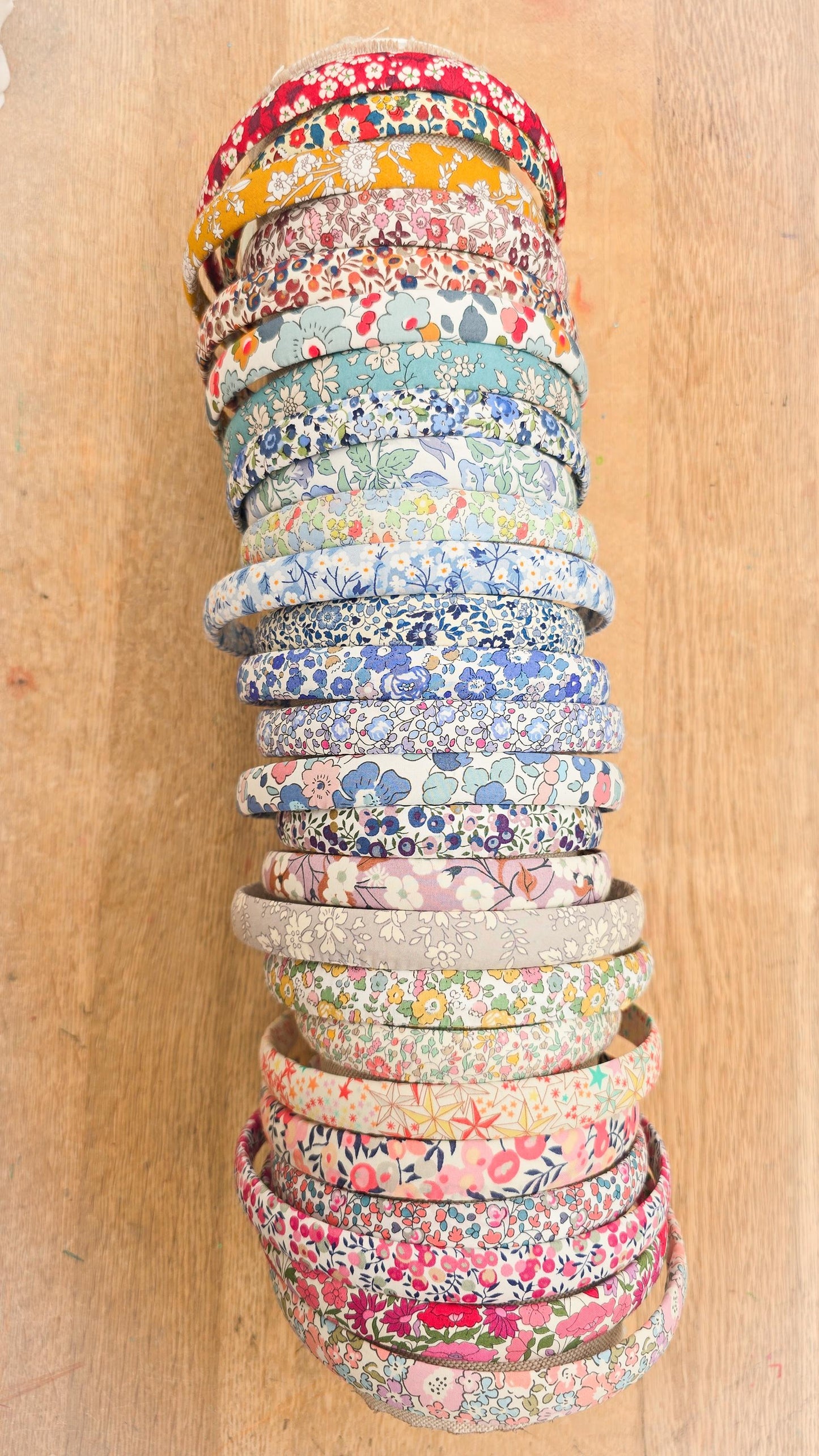 Liberty Alice Bands, Liberty Hairbands, Girls Hairbands, Floral Alice Bands, Pink Hairbands, Flower Alice Bands, Girls Hairbands - 1.5cm