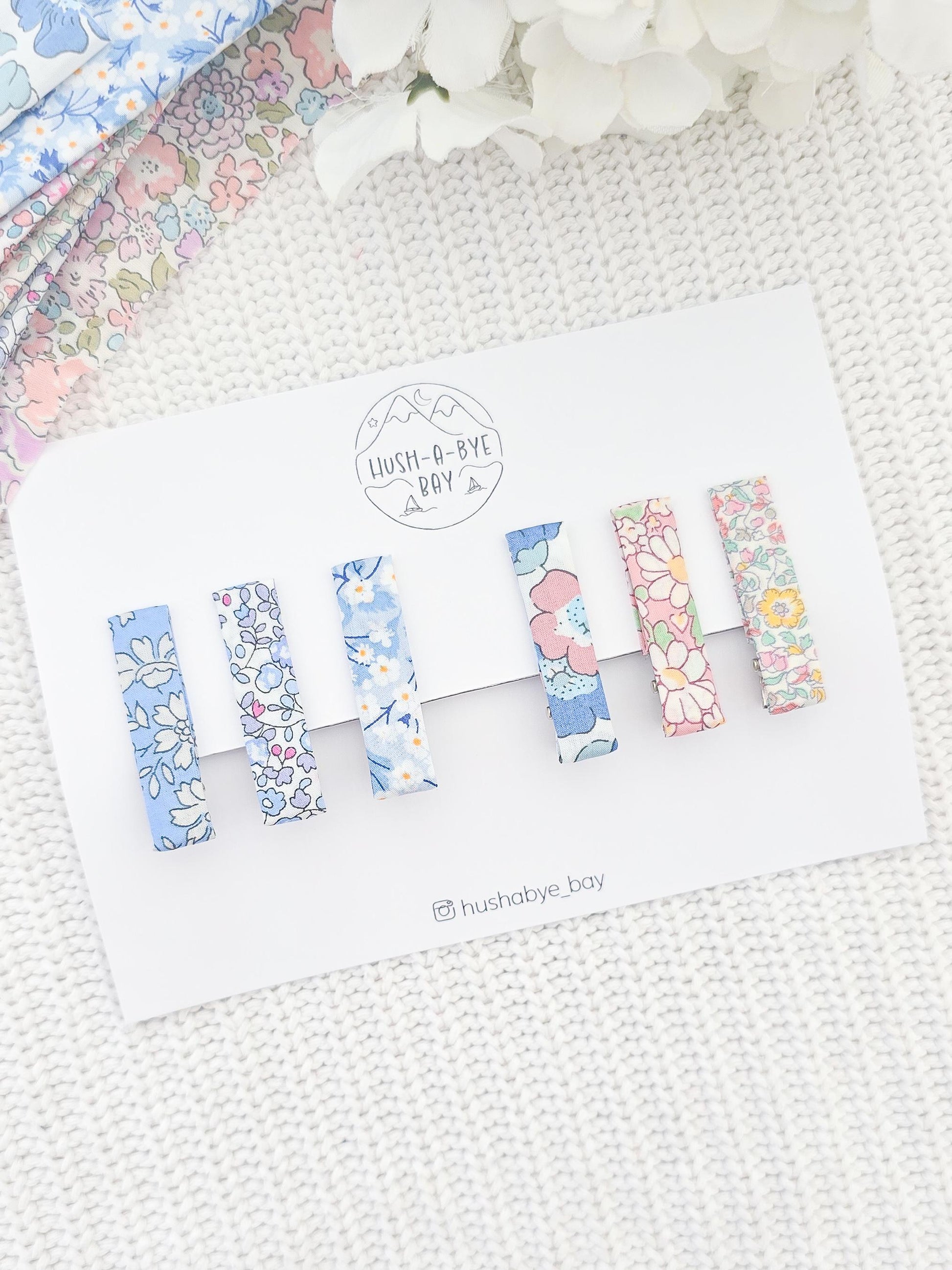 Liberty London Fabric Hair Clips, Baby Hair Clips, Fringe Clips, Liberty London Fabric, Floral Hair Clips, Hair Clip Set, Toddler Hair Clips