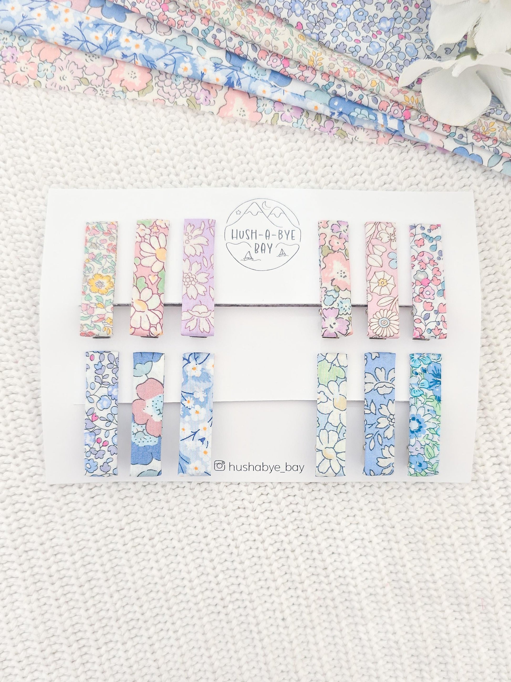 Liberty London Fabric Hair Clips, Baby Hair Clips, Fringe Clips, Liberty London Fabric, Floral Hair Clips, Hair Clip Set, Toddler Hair Clips