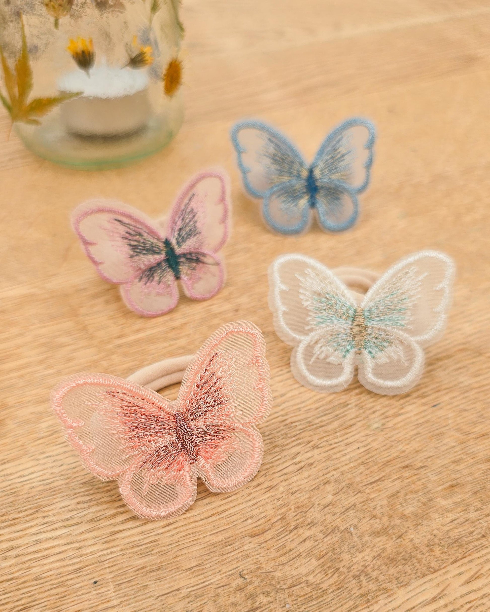 Butterfly Hair Ties, Toddler Hair Bands, Baby Hair Bands, Soft Hair Bobbles, Butterfly Hair Accessories, Butterfly Bobbles, No Snag Bands
