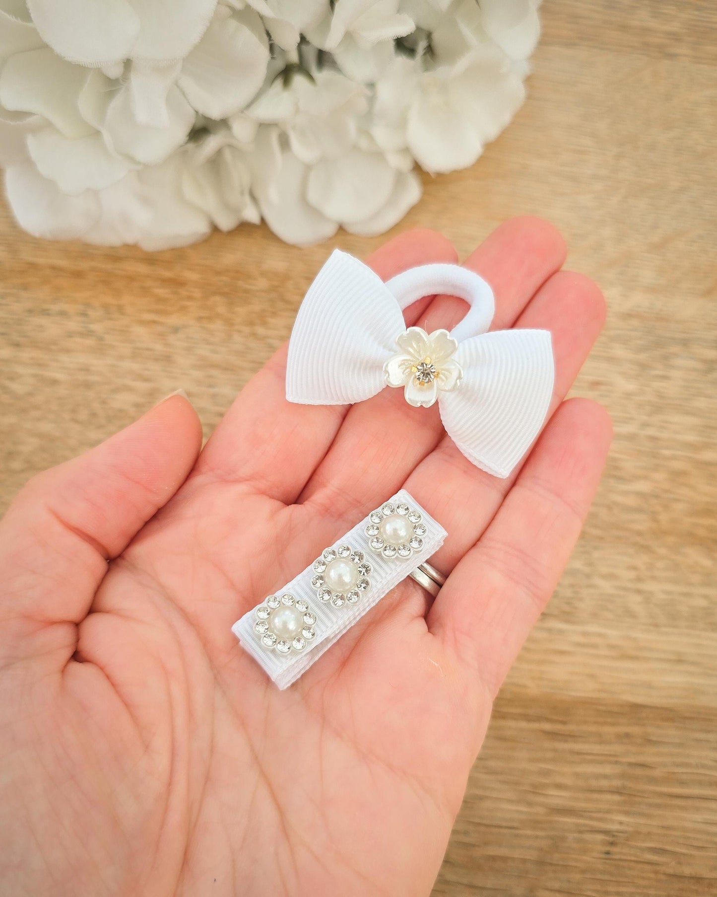 Christening Hair Clips, Flower Girl Hair Clips, Flower Girl Hair Accessories, Jewelled Hair Clips, Sparkly Clips, Pearl Clips, Rhinestone