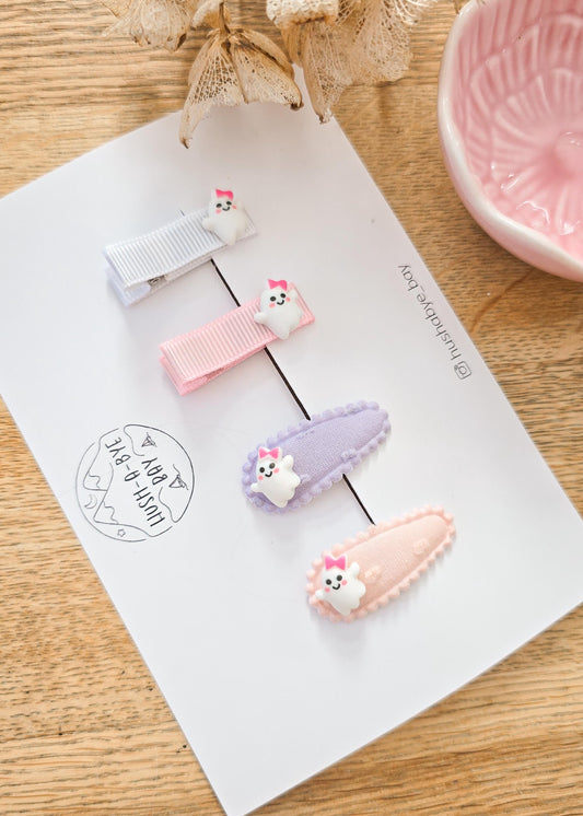 Cute Ghost Hair Clips, Halloween Hair Clips, Baby Hair Clips, Cute Halloween Hair Accessories, Halloween Clips For Babies, Toddler Hair Clip