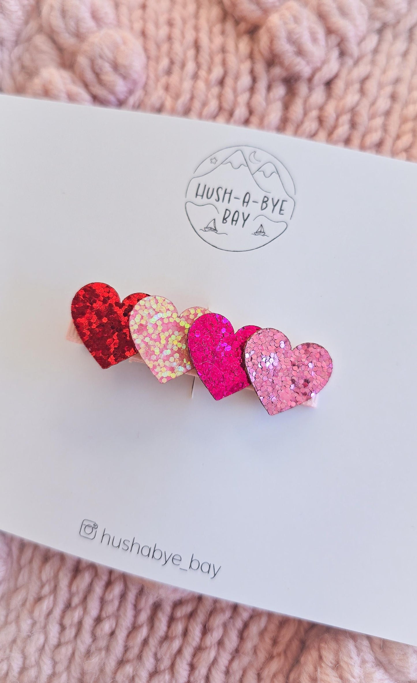 Valentines Heart Hair Clip, Valentines Gift for Girls, Sparkly Hearts Hair Clip, Baby Hair Clips, Girls Valentines Ideas, Heart Hair Clips