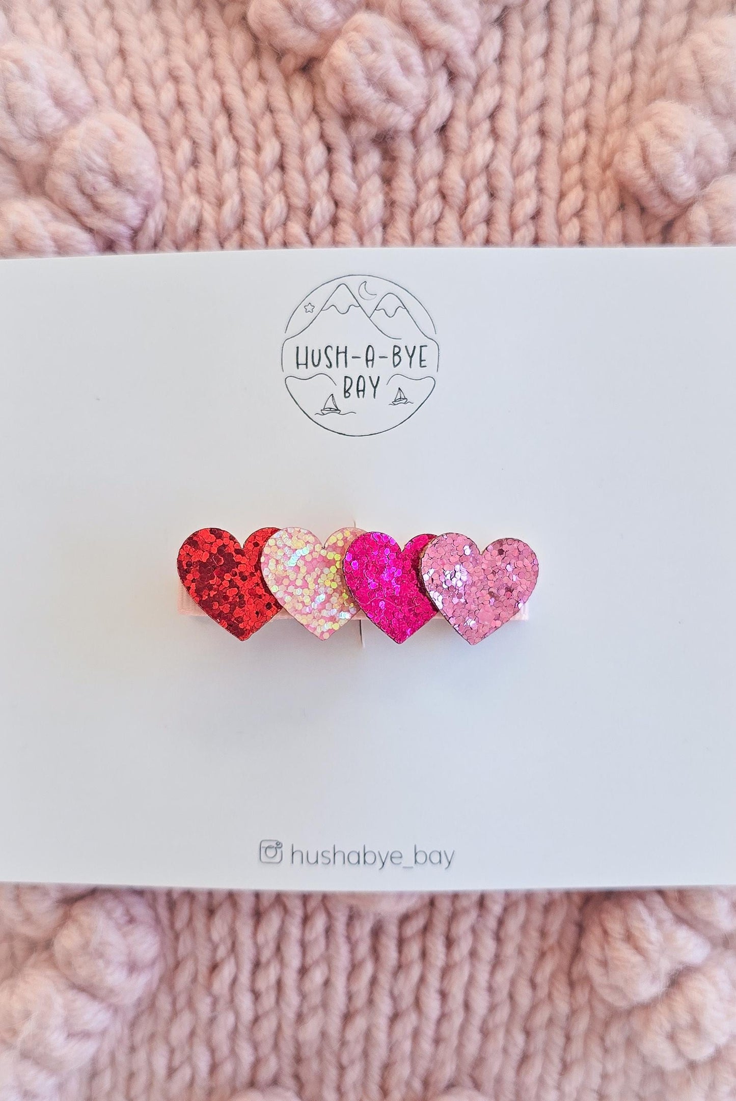Valentines Heart Hair Clip, Valentines Gift for Girls, Sparkly Hearts Hair Clip, Baby Hair Clips, Girls Valentines Ideas, Heart Hair Clips