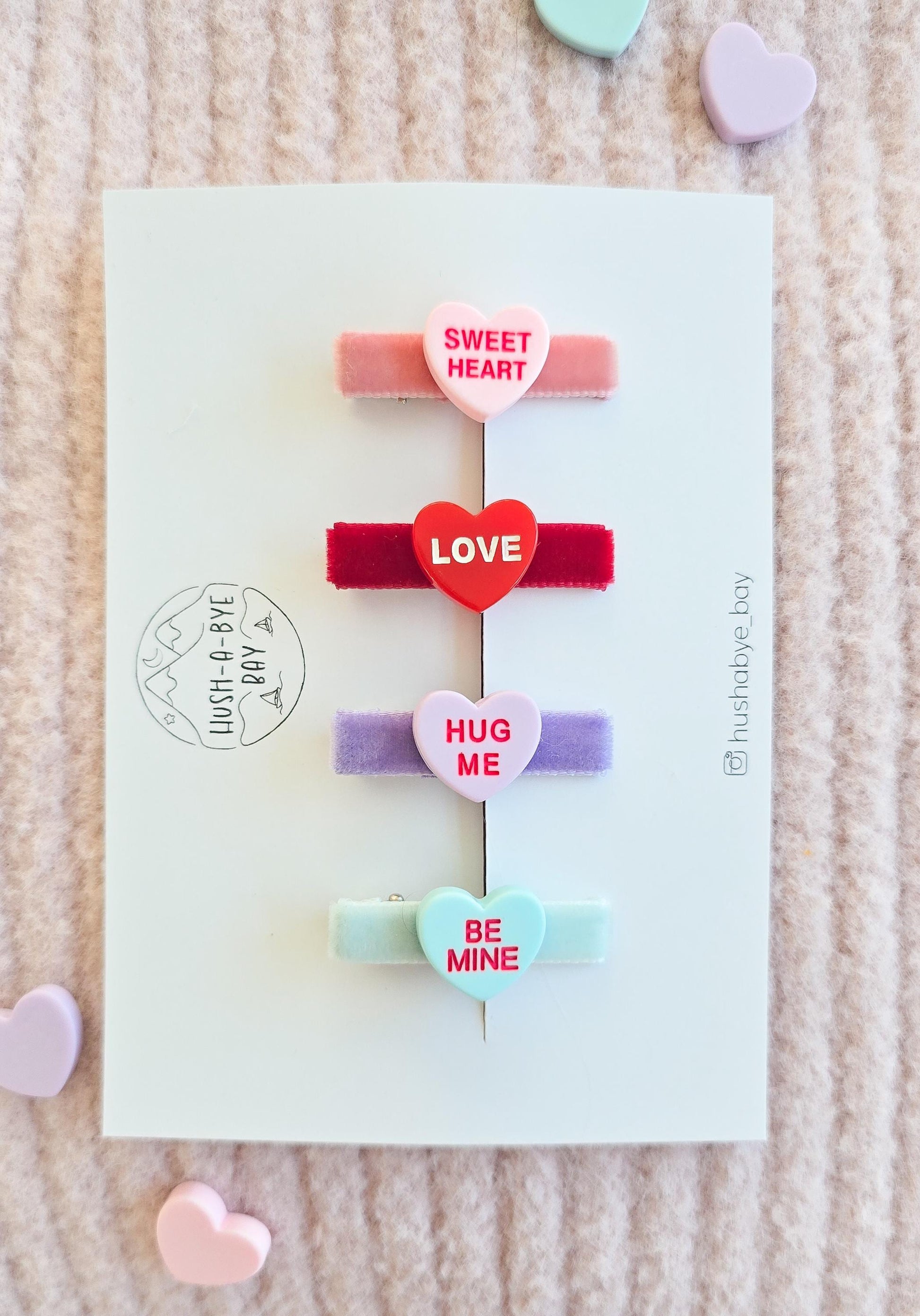Valentines Hair Clips, Love Heart Hair Clips, Valentines Gift for baby, Baby Hair Clips, Girls Valentines Gift, Heart Hair Clips, Lovehearts