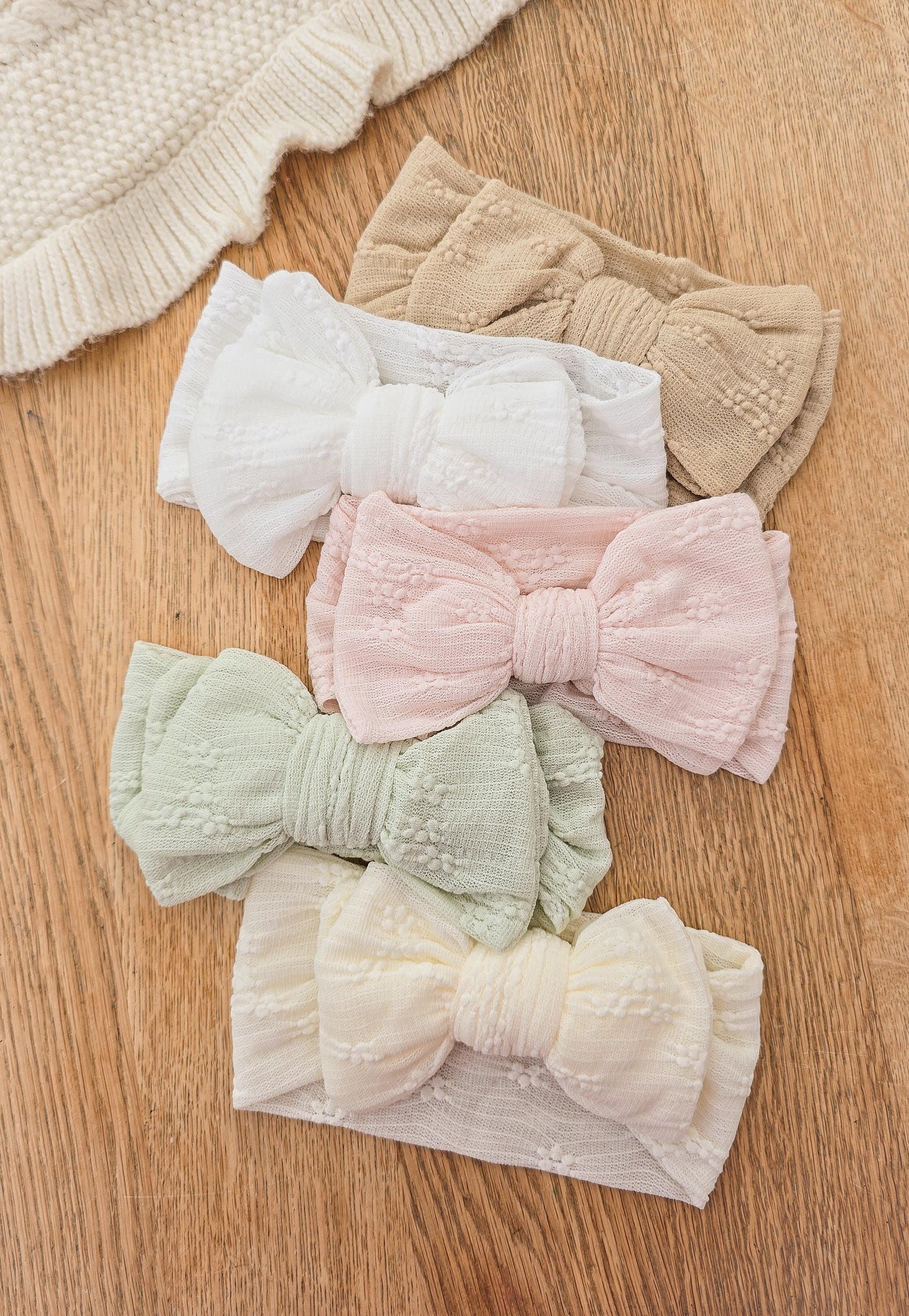 Baby Headbands, Big Bow Headband, Baby Shower Gift, Baby Girl Gift, Baby Bows, Hair Bows, Bow Headband, Newborn Headbands, New Baby Gift