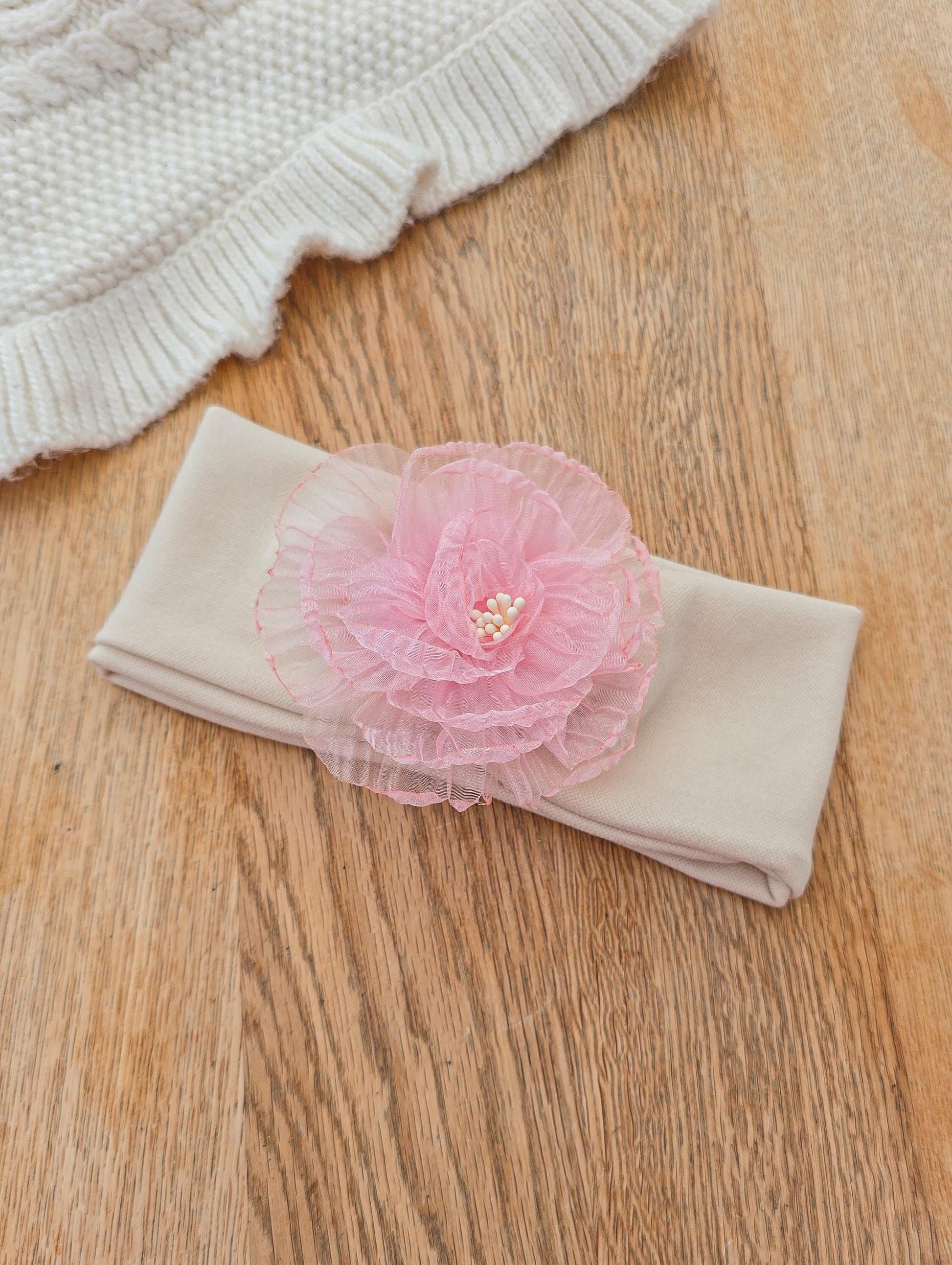 Baby Headbands, Big Flower Headband, Baby Shower Gift, Baby Girl Gift, Flower Headbands, Newborn Headbands, New Baby Gift, Girls Flower Girl