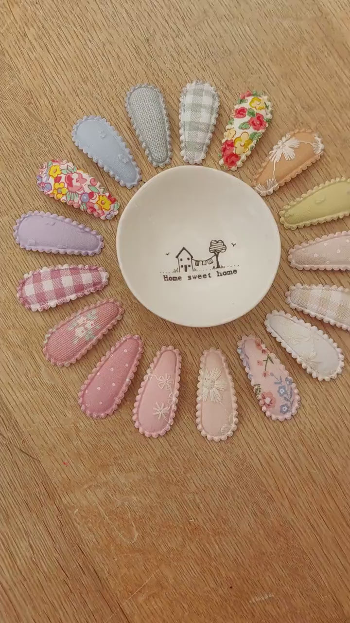Baby Mini Snap Clips - 3cm, Toddler Snap Clips, Baby Fringe Clips, First Hair Clips, Toddler Hair Clips, Baby Hair Clips, Tiny Snap Clips