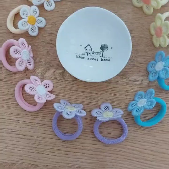 Pair of Baby Hair Ties, Toddler Hair Bands, Baby Hair Bands, Soft Hair Bobbles, Mini Hair Bands, Small Elastics, No Snag Bands