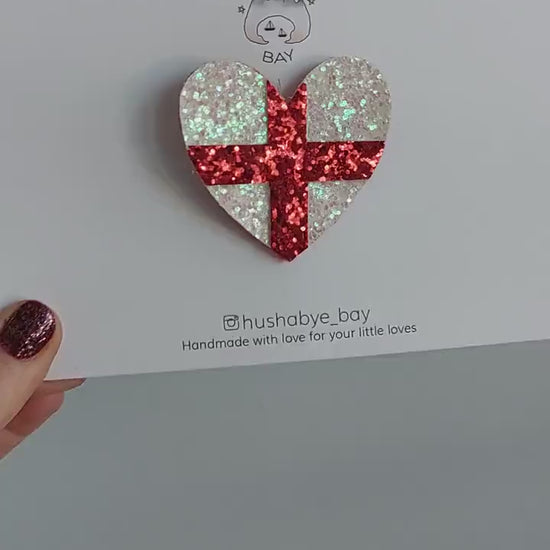 England Football Hair Clip, World Cup 2022, St Georges Cross Hair Clip, Fringe Clips, Toddler Hair Clips, World Cup Hair Clip,Baby Hair Clip