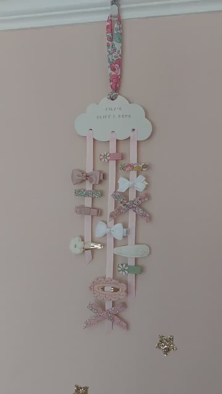 Bow Holder, Hair Clip Holder, Hair Accessory Tidy, Hair Clip Wall Hanger, Hair Clip Hanger, Bow Hanger, Girls Bow Organiser, Clip Storage