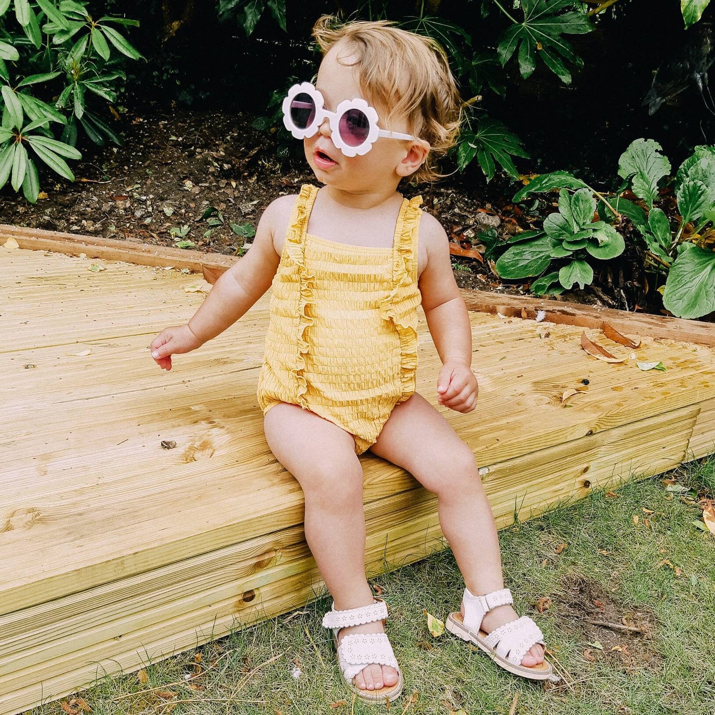 Baby Sunglasses, Flower Sunglasses, Toddler Sunglasses, Vintage Sunglasses, Retro 60s Style, Girls Sunglasses, Flower Power