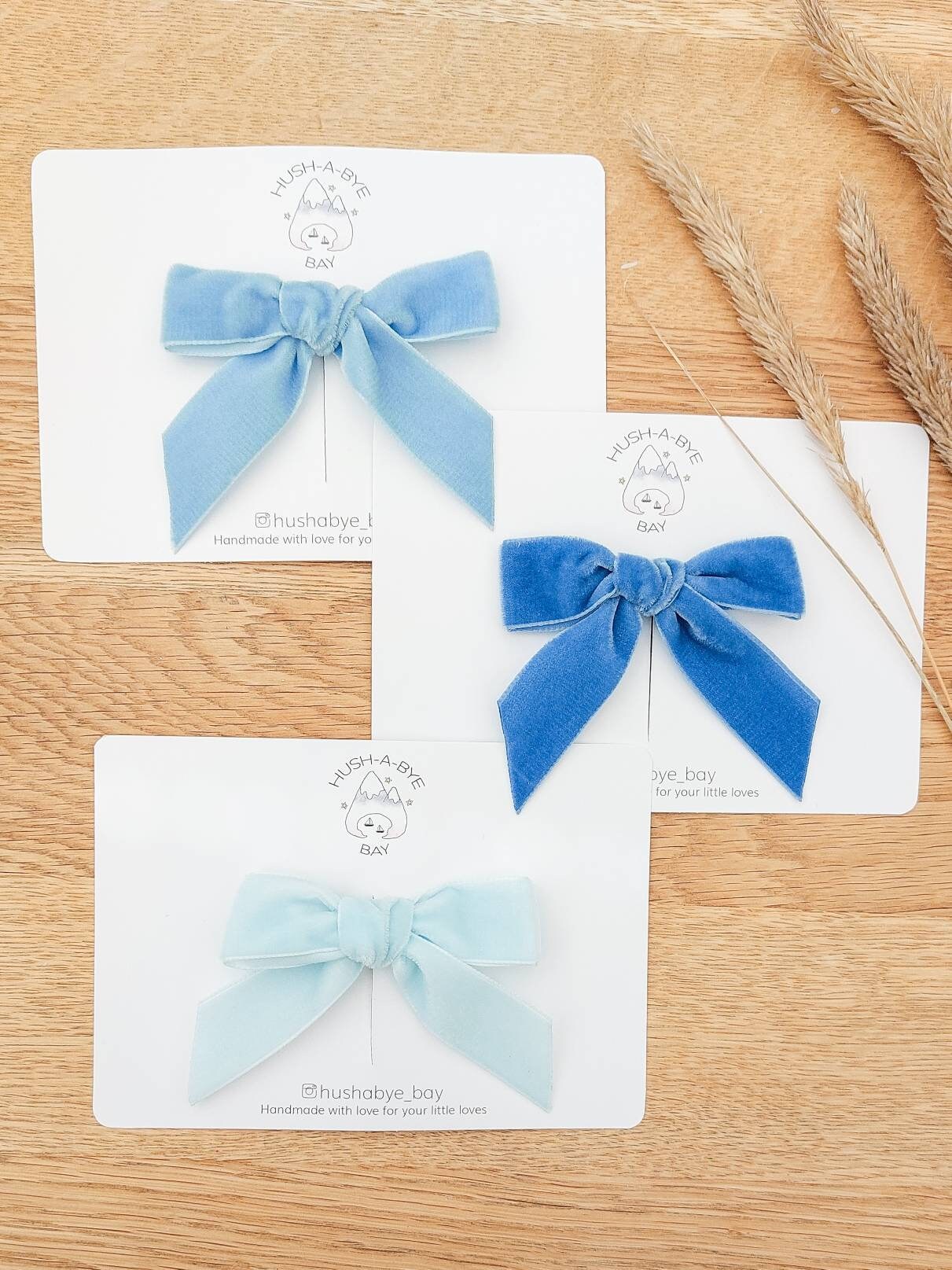 Blue Velvet Hair Bows, Blue Hair Bows, Velvet Bows, Blue Bow, Baby Bows, Toddler Hair Bows, Girls Hair Bows, Flower Girl Bows, Cornflower