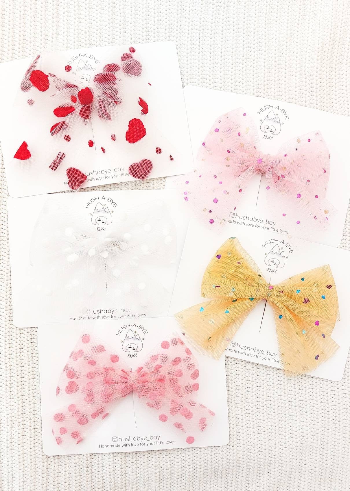 Girls Hair Bows, Tulle Bow, Baby Hair Bows, Party Bows, Sparkly Bow, Net Bows, Toddler Hair Bows, Christening Bows, Big Bows, Flower Girl