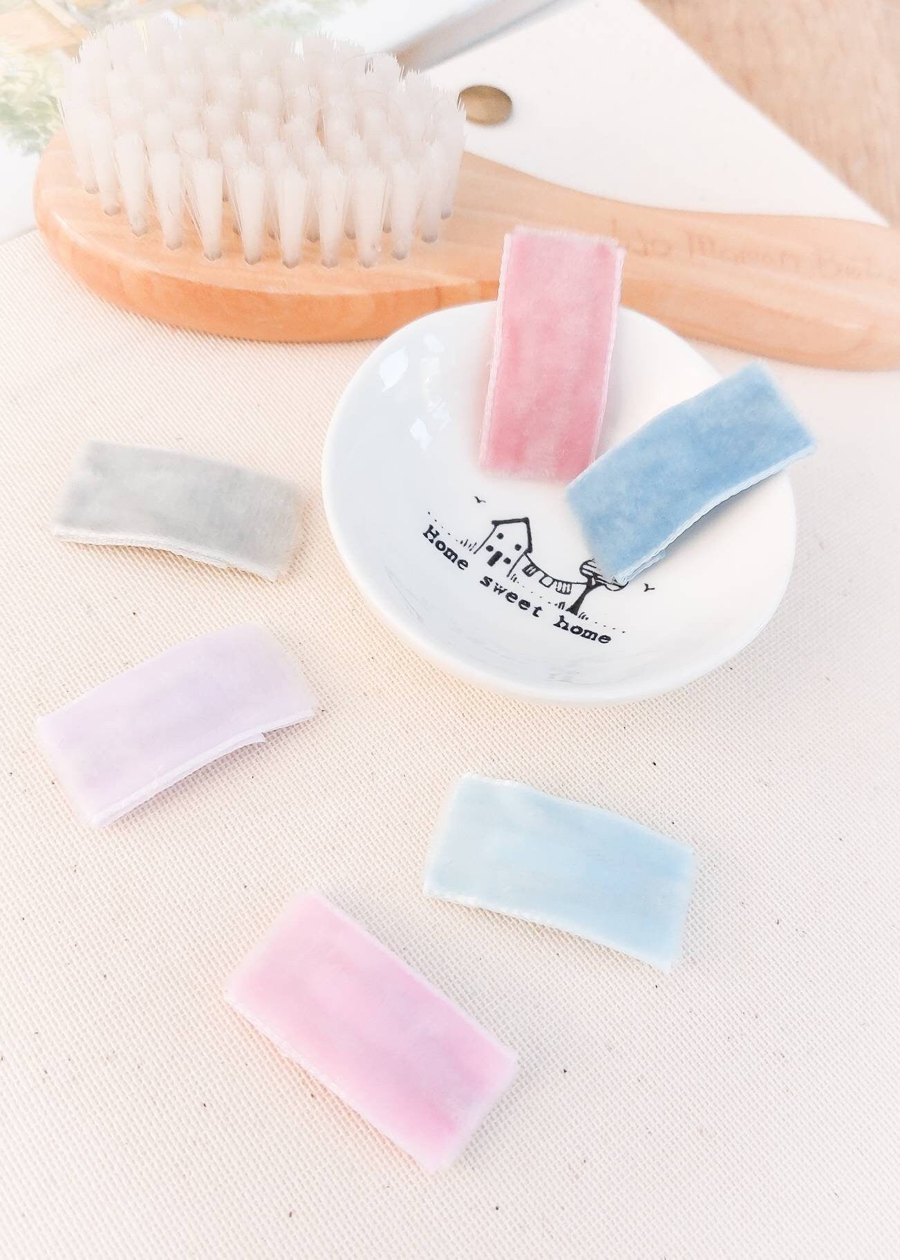 Baby Snap Clips, Baby Hair Clips, Fringe Clips, Velvet Snap Clips, First Hair Clips, Tiny Snap Clips, Toddler Clips, Gentle Hair Clips, Soft