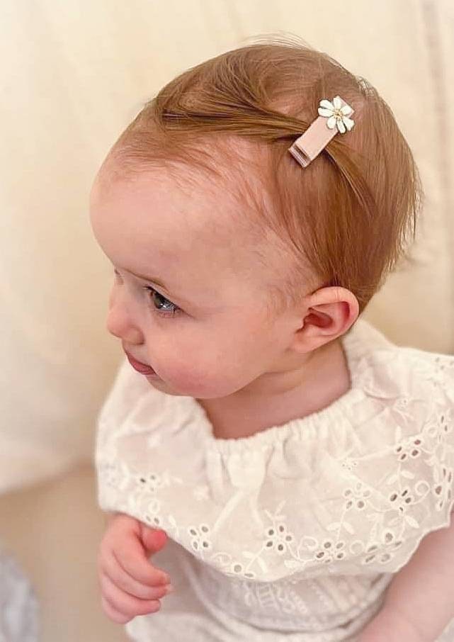 Baby Hair Clips, Fully Lined Clips, Baby Fringe Clips, First Hair Clips, Tiny Hair Clips, Toddler Clips, Gentle Hair Clips, Hair Clip Set