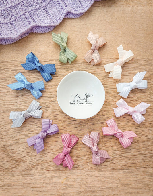 Baby Bows, Baby Hair Clips, Bow Snap Clips, Baby Fringe Clips, First Hair Bows, Toddler Hair Clips, Gentle Hair Clips, Mini Baby Bows
