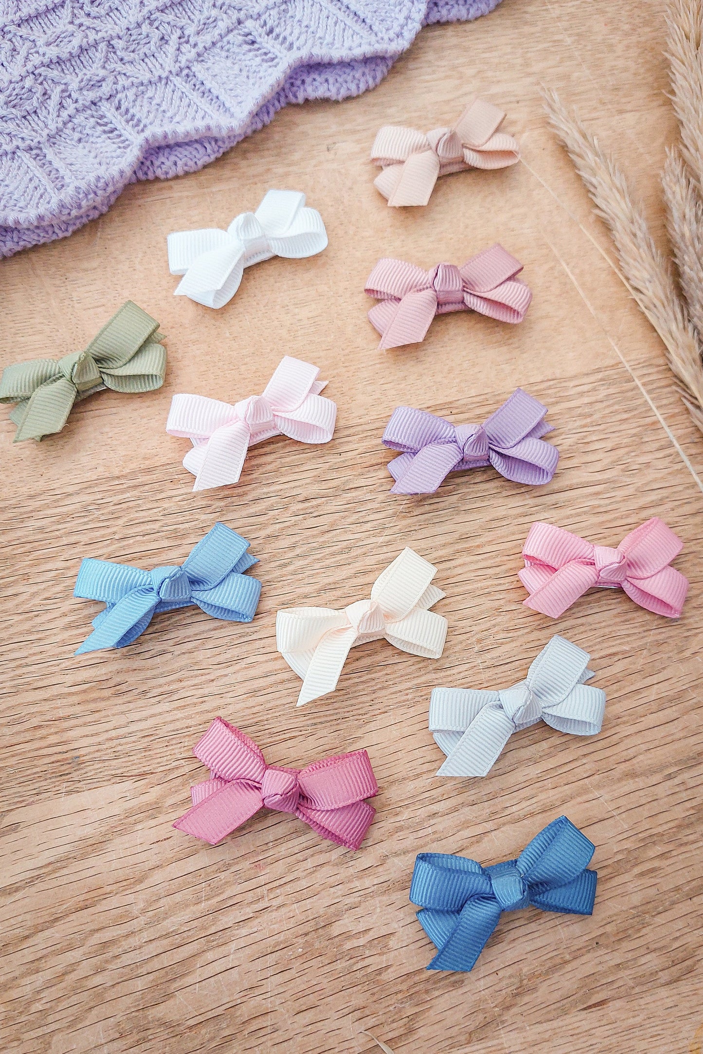 Baby Bows, Baby Hair Clips, Bow Snap Clips, Baby Fringe Clips, First Hair Bows, Toddler Hair Clips, Gentle Hair Clips, Mini Baby Bows