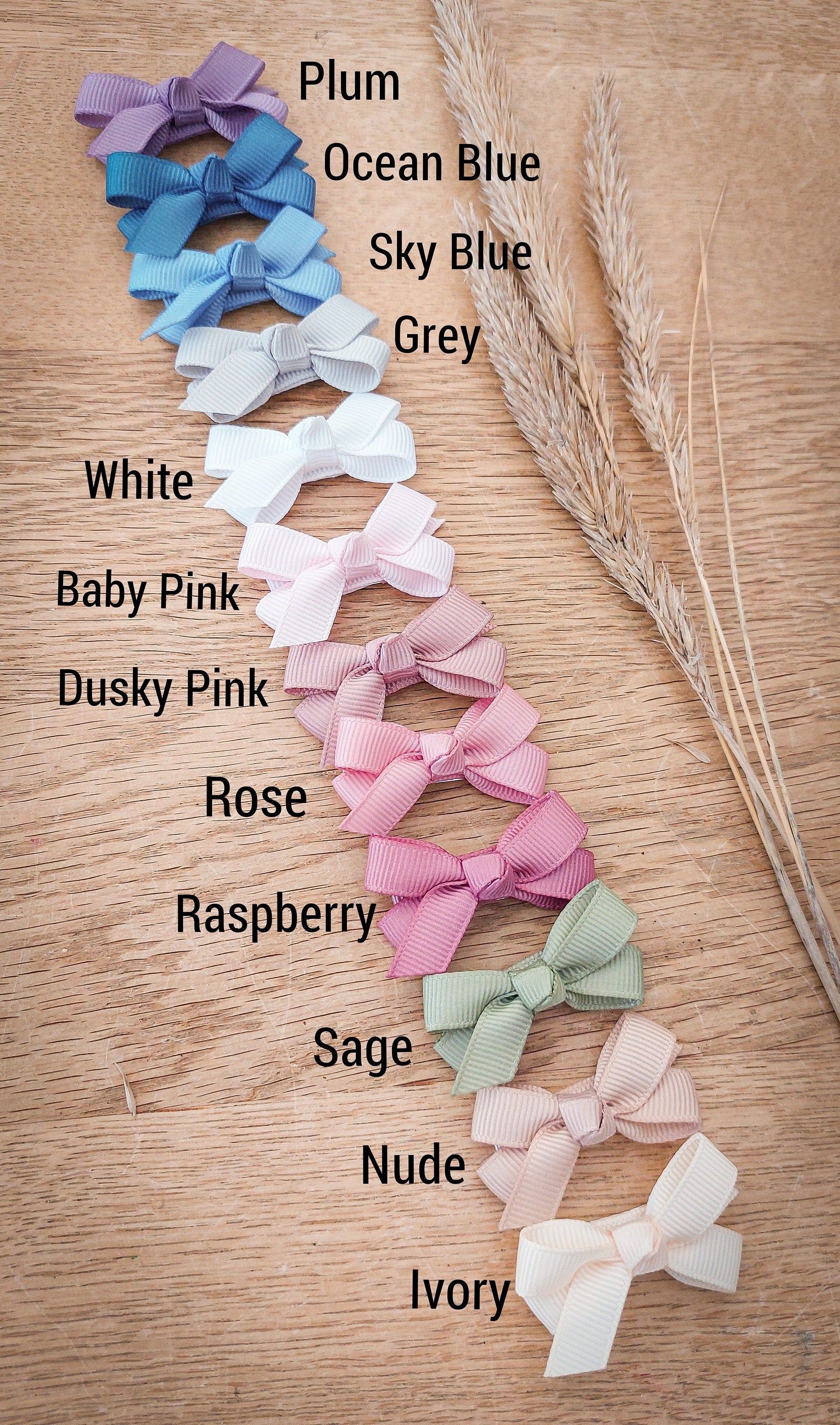 Baby Bows, Baby Hair Clips, Bow Snap Clips, Baby Fringe Clips, First Hair Bows, Toddler Hair Clips, Gentle Hair Clips, Mini Baby Bows