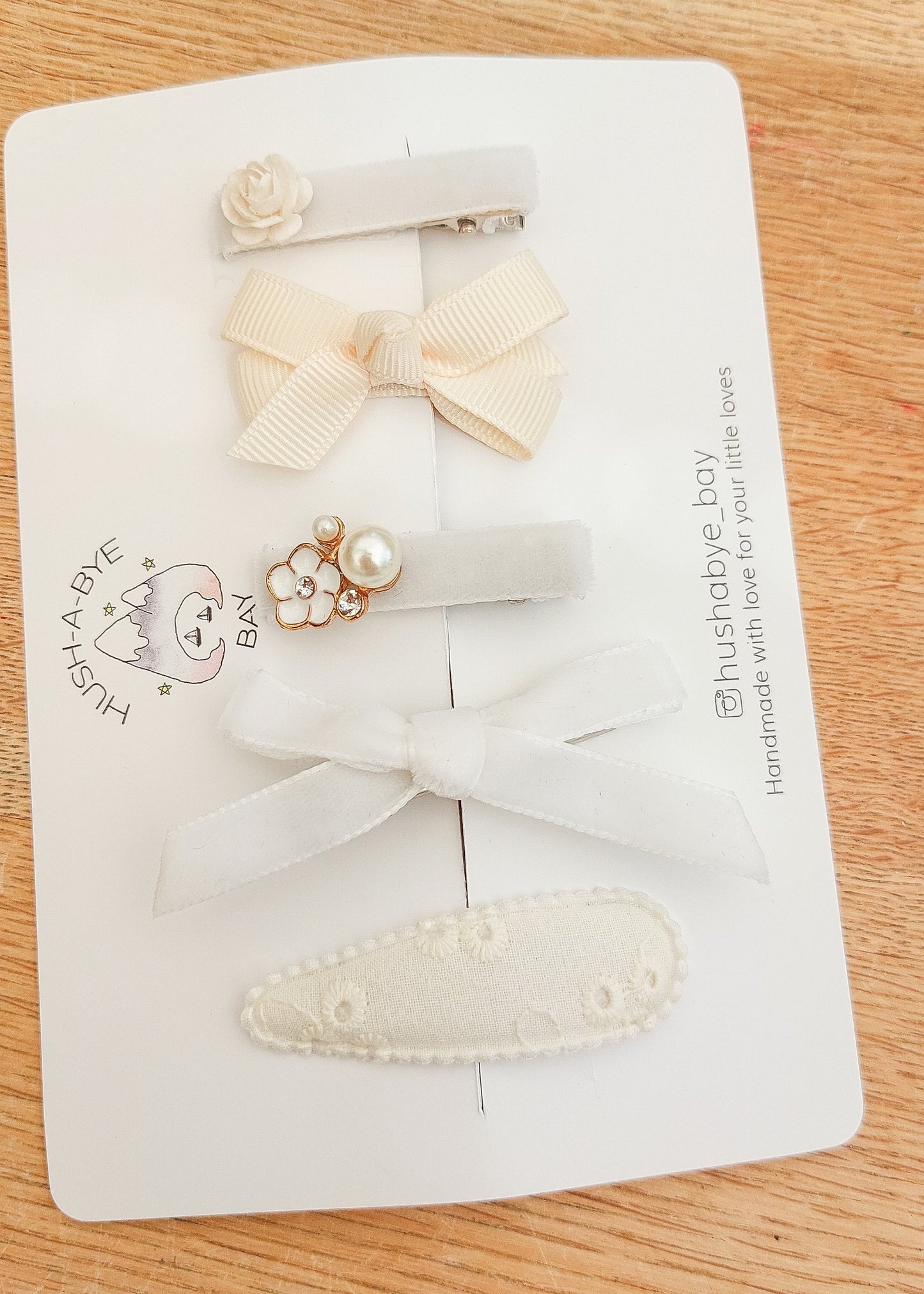Christening Hair Clips, Flower Girl Hair Clips, Baptism Hair Clips, Flower Girl Hair Accessories, White Bows, Christening Bows