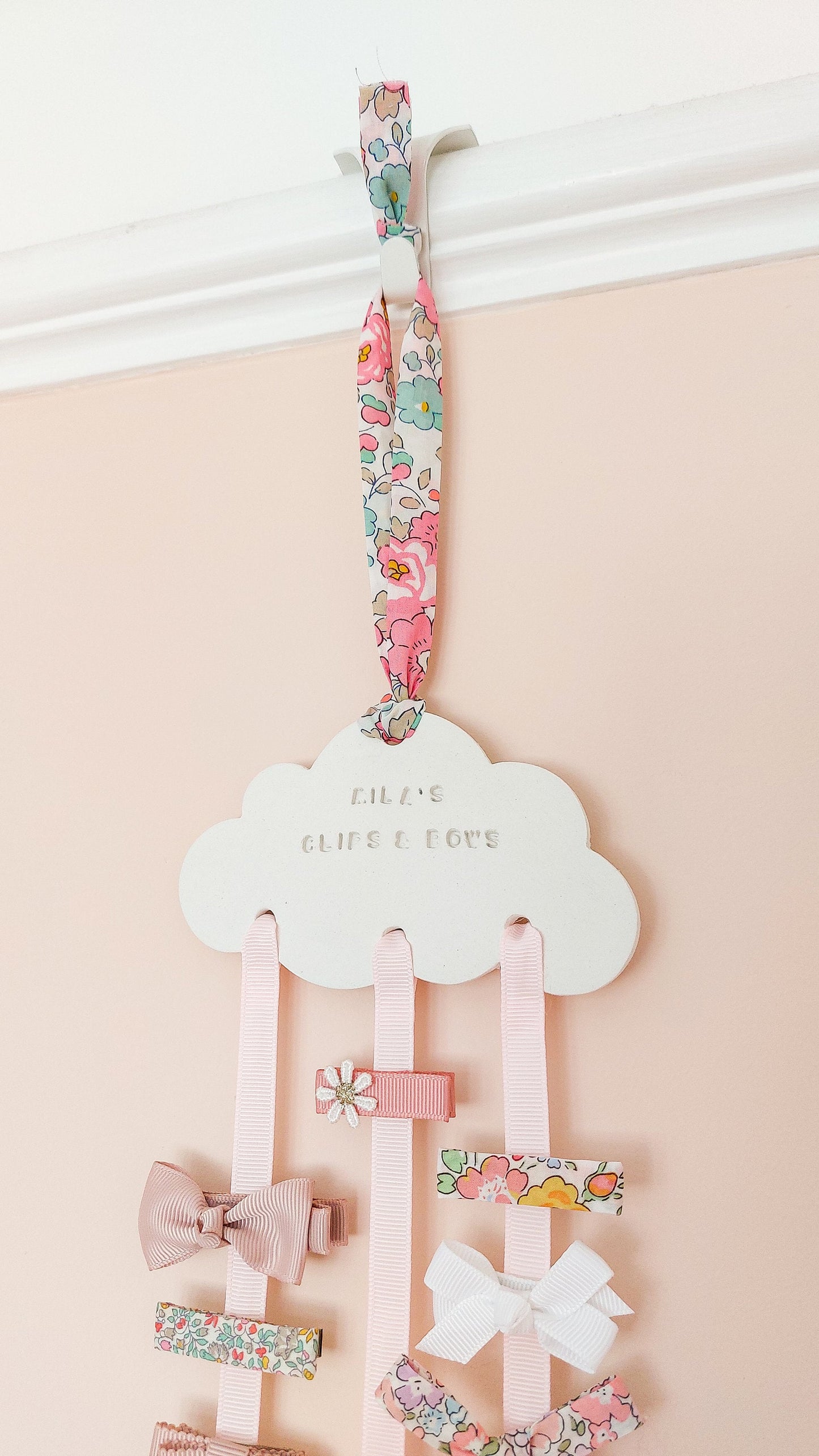 Bow Holder, Hair Clip Holder, Hair Accessory Tidy, Hair Clip Wall Hanger, Hair Clip Hanger, Bow Hanger, Girls Bow Organiser, Clip Storage