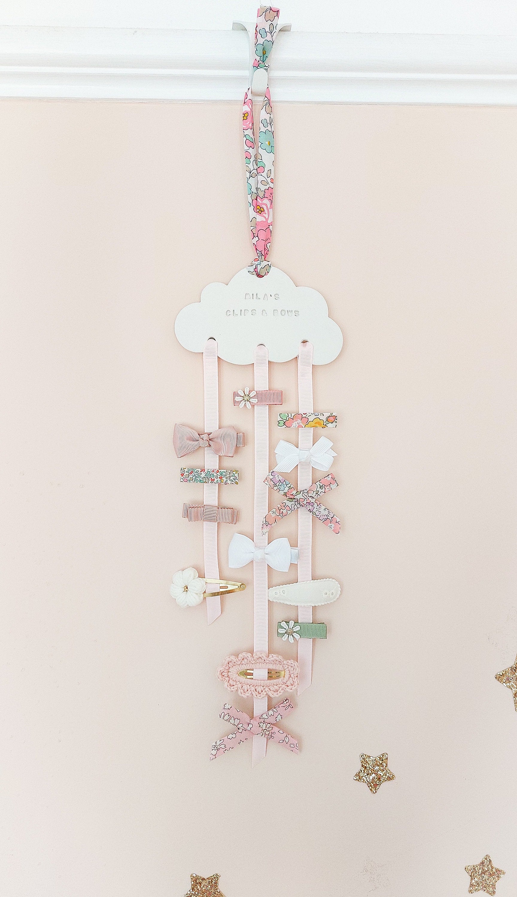 Bow Holder, Hair Clip Holder, Hair Accessory Tidy, Hair Clip Wall Hanger, Hair Clip Hanger, Bow Hanger, Girls Bow Organiser, Clip Storage