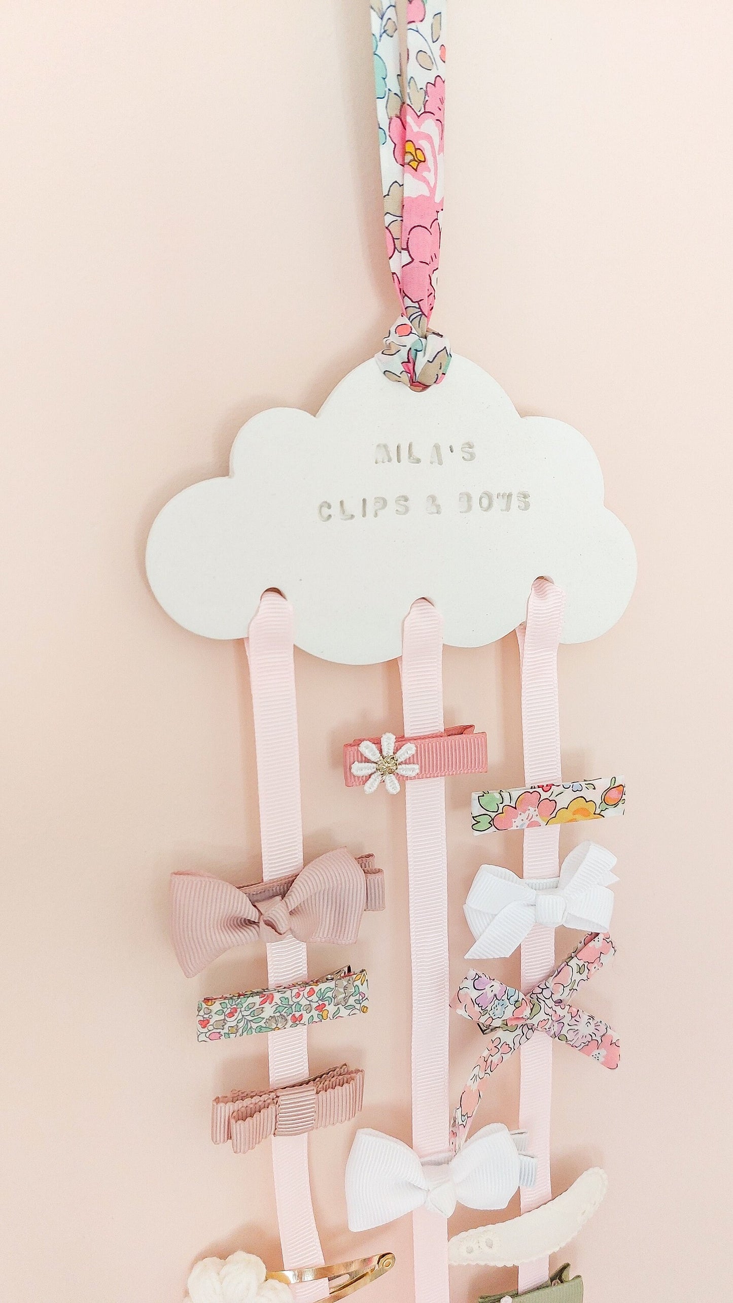 Bow Holder, Hair Clip Holder, Hair Accessory Tidy, Hair Clip Wall Hanger, Hair Clip Hanger, Bow Hanger, Girls Bow Organiser, Clip Storage